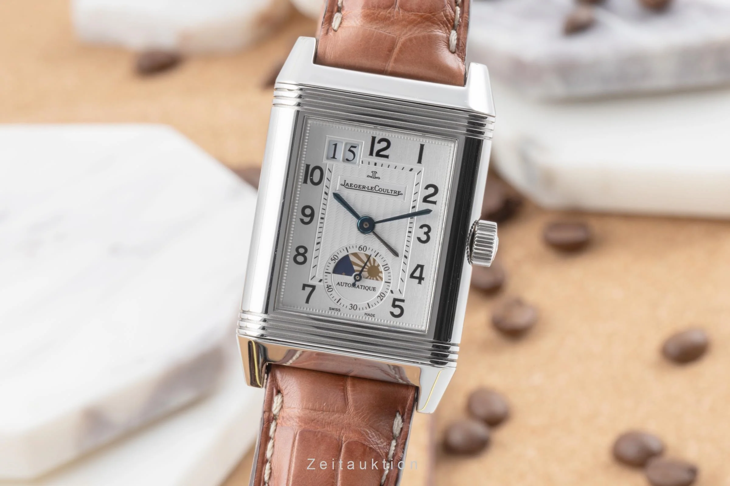 Jaeger LeCoultre Reverso steel automatic men's watch Q3038420 , 240.8.72  [2505860] - Image 2