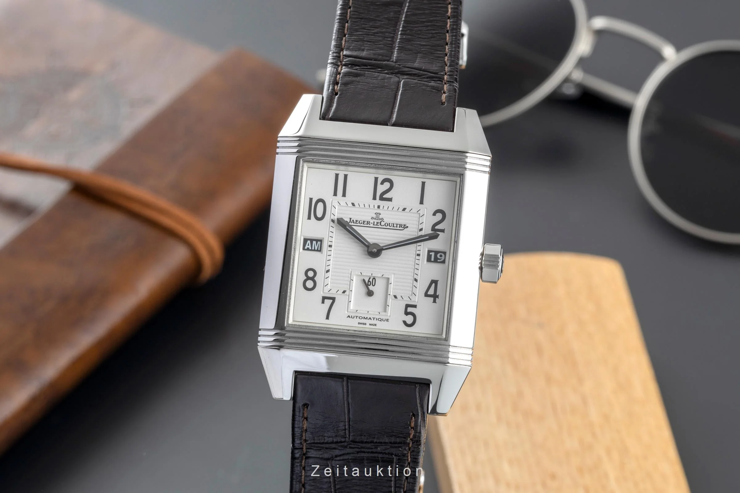 Jaeger LeCoultre Reverso steel automatic men's watch Q7008420, 230.8.77  [2505303] - Image 2