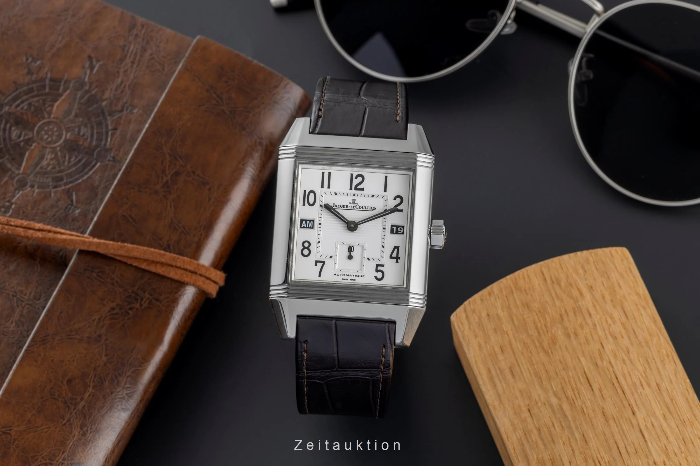 Jaeger LeCoultre Reverso steel automatic men's watch Q7008420, 230.8.77  [2505303] - Image 4