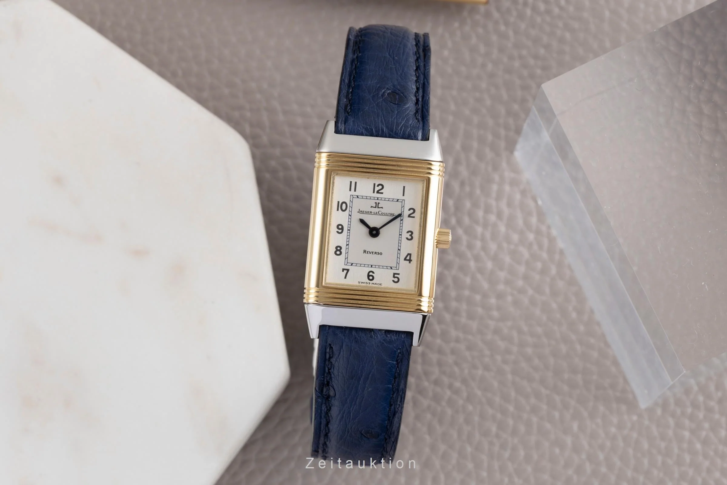 Jaeger LeCoultre Reverso steel / gold manual winding women's watch 260.5.86  [2600098] - Image 4