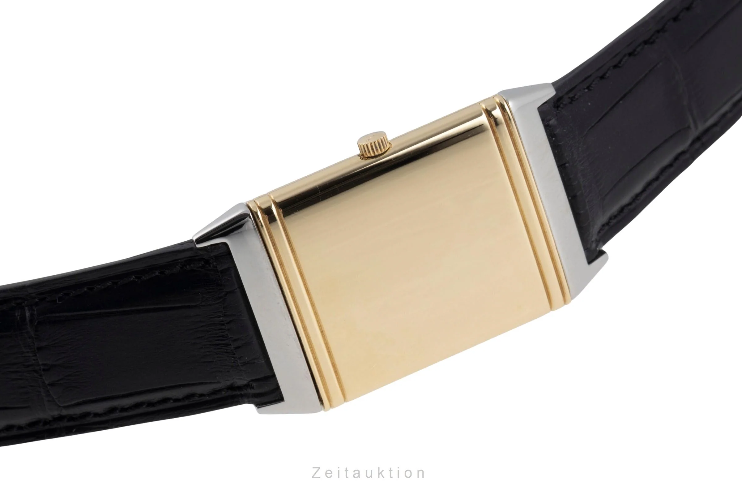 Jaeger LeCoultre Reverso steel / gold quartz men's watch 140.105.5  [2504479] - Image 12