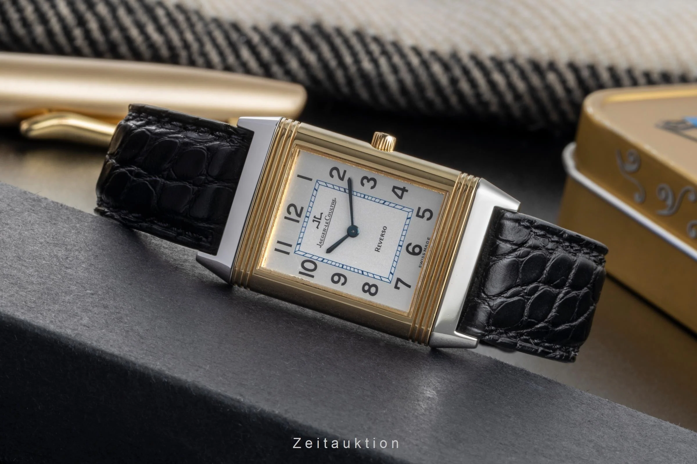 Jaeger LeCoultre Reverso steel / gold quartz men's watch Q2515420 , 250.5.08 LP: 7500EUR  [2505590] - Image 3
