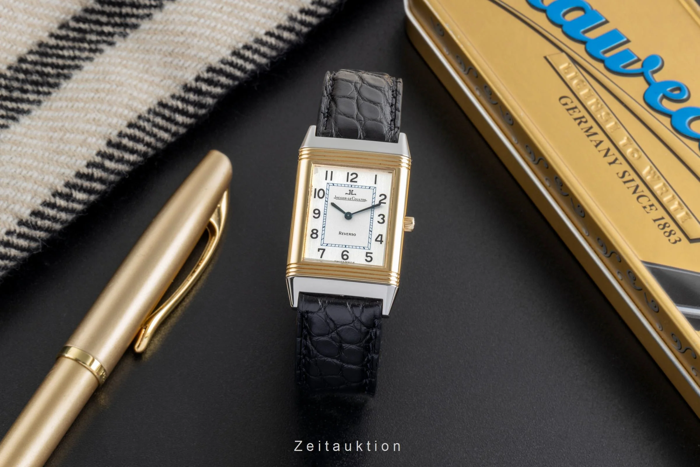 Jaeger LeCoultre Reverso steel / gold quartz men's watch Q2515420 , 250.5.08 LP: 7500EUR  [2505590] - Image 4