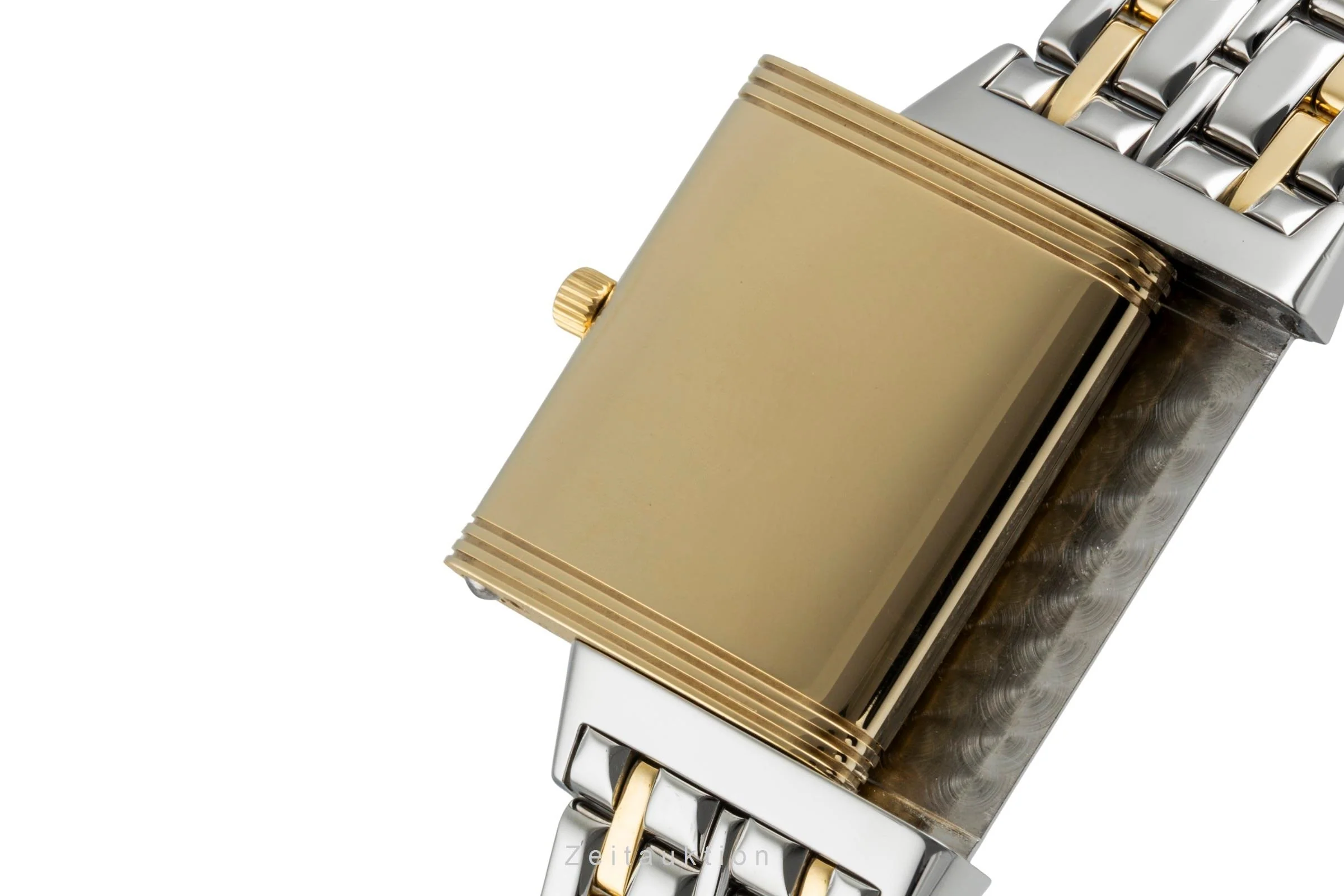 Jaeger LeCoultre Reverso steel / gold quartz women's watch 140.252.5  [2507014] - Image 11