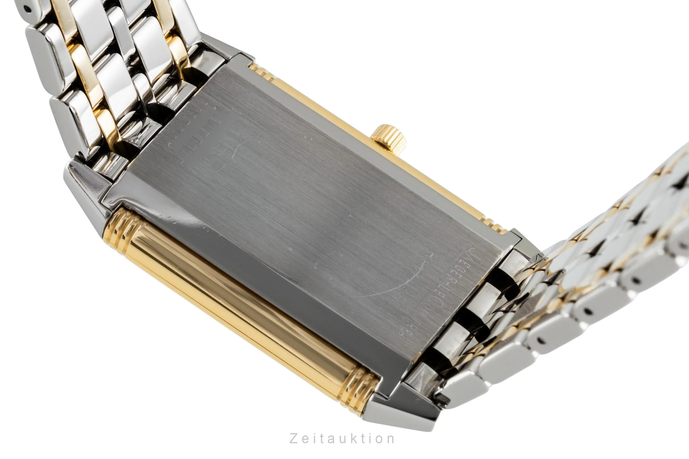 Jaeger LeCoultre Reverso steel / gold quartz women's watch 140.252.5  [2507014] - Image 13