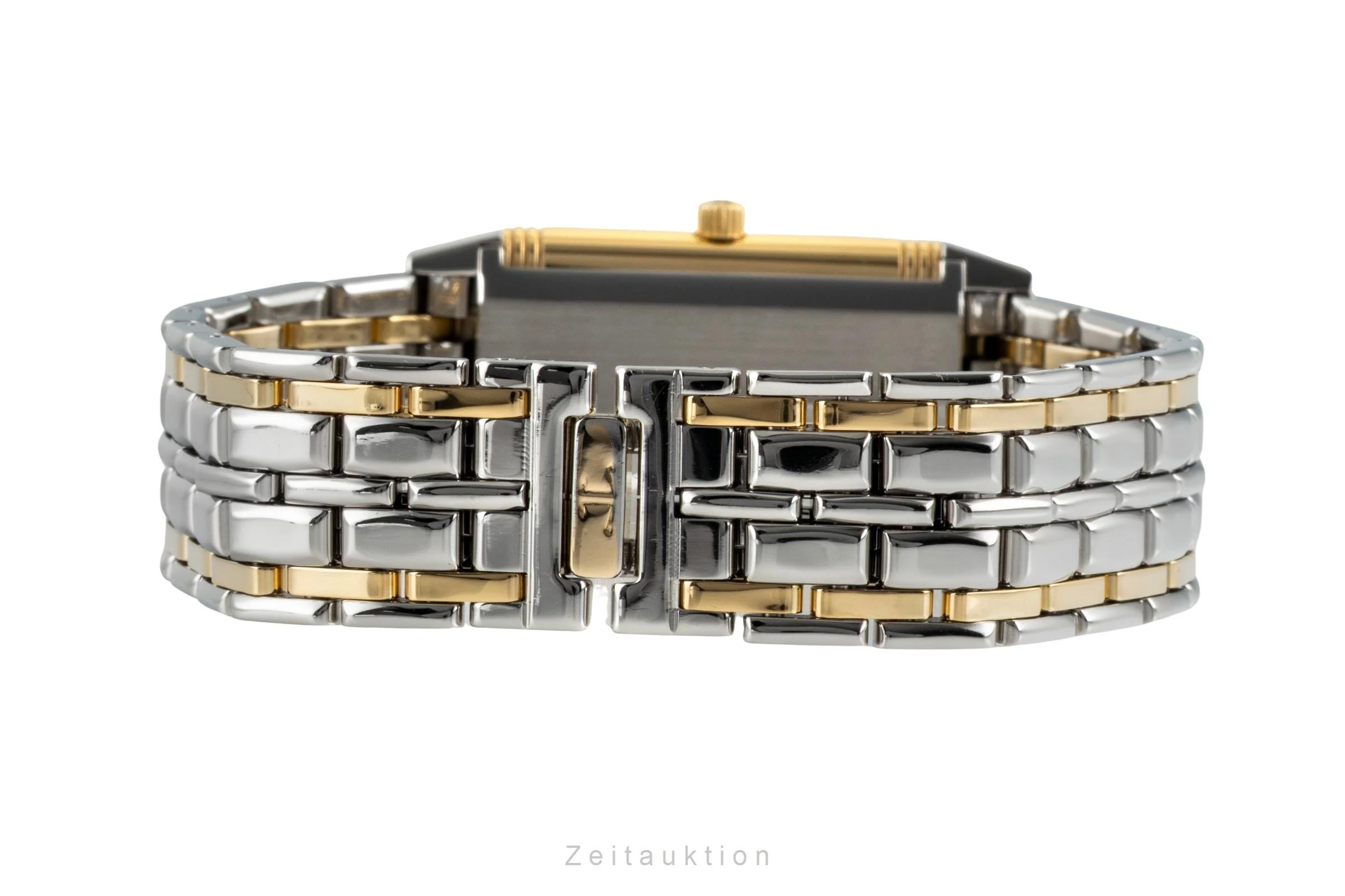 Jaeger LeCoultre Reverso steel / gold quartz women's watch 140.252.5  [2507014] - Image 14