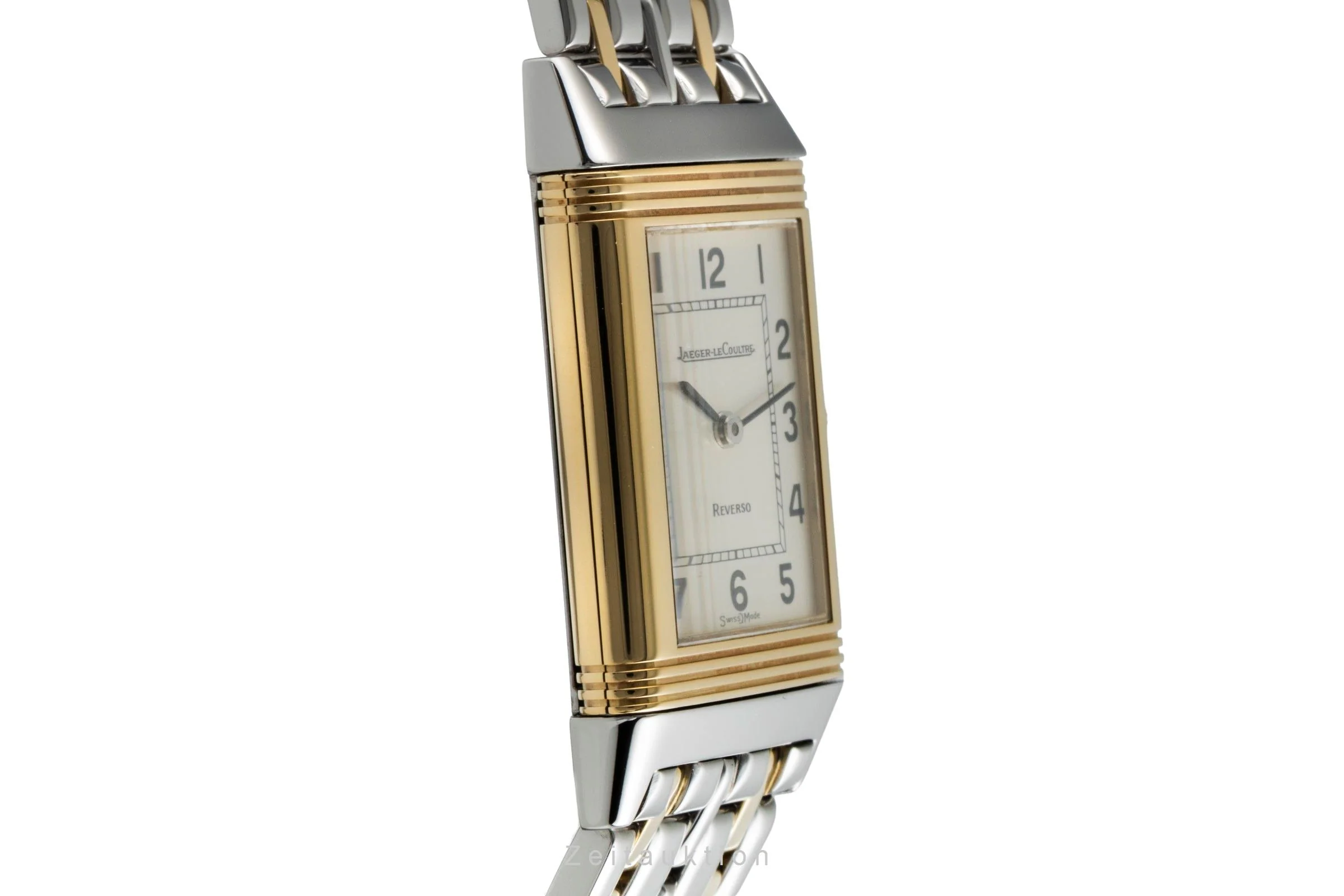 Jaeger LeCoultre Reverso steel / gold quartz women's watch 140.252.5  [2507014] - Image 8