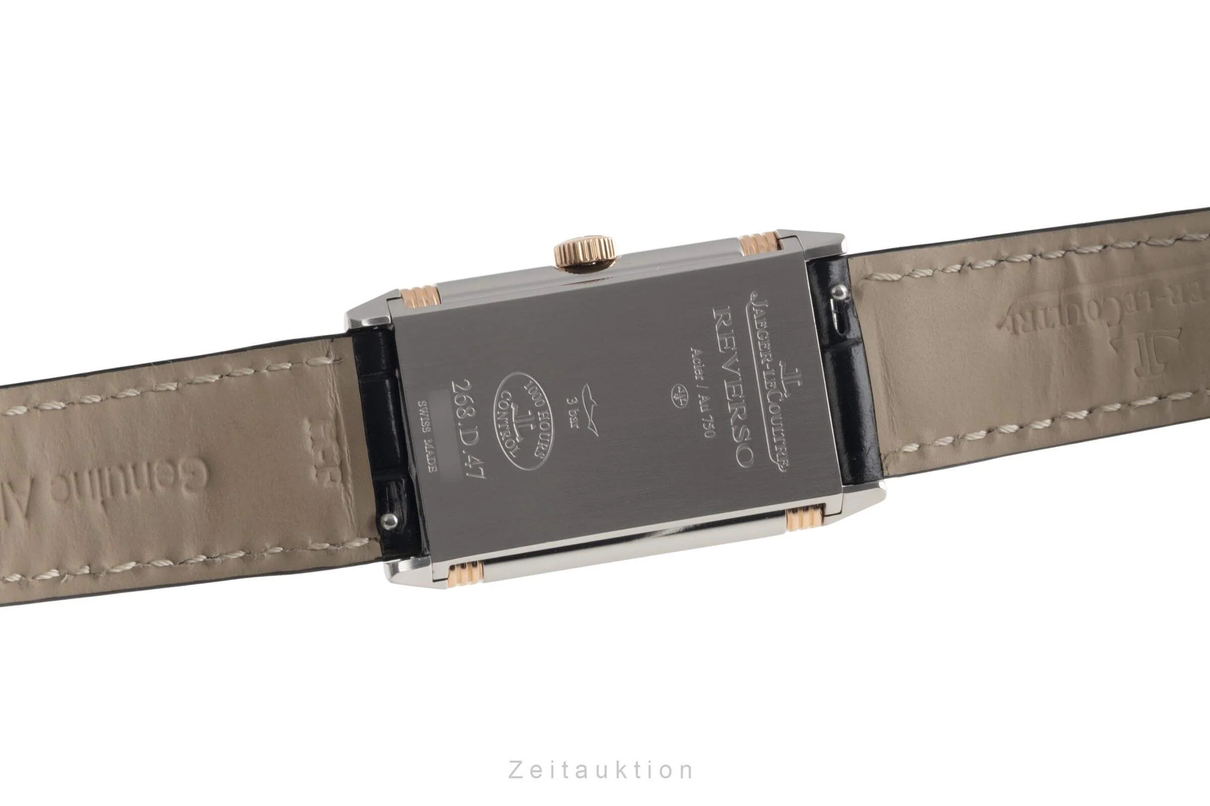 Jaeger LeCoultre Reverso steel / gold quartz women's watch Q3204422, 268.D.47  [2501778] - Image 11