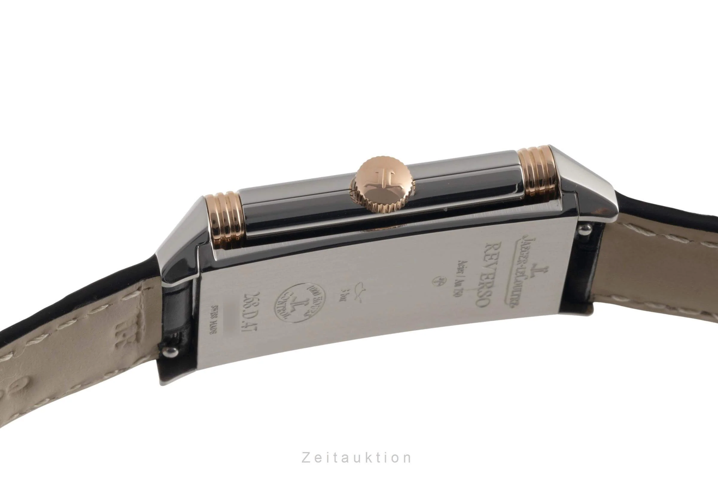 Jaeger LeCoultre Reverso steel / gold quartz women's watch Q3204422, 268.D.47  [2501778] - Image 12