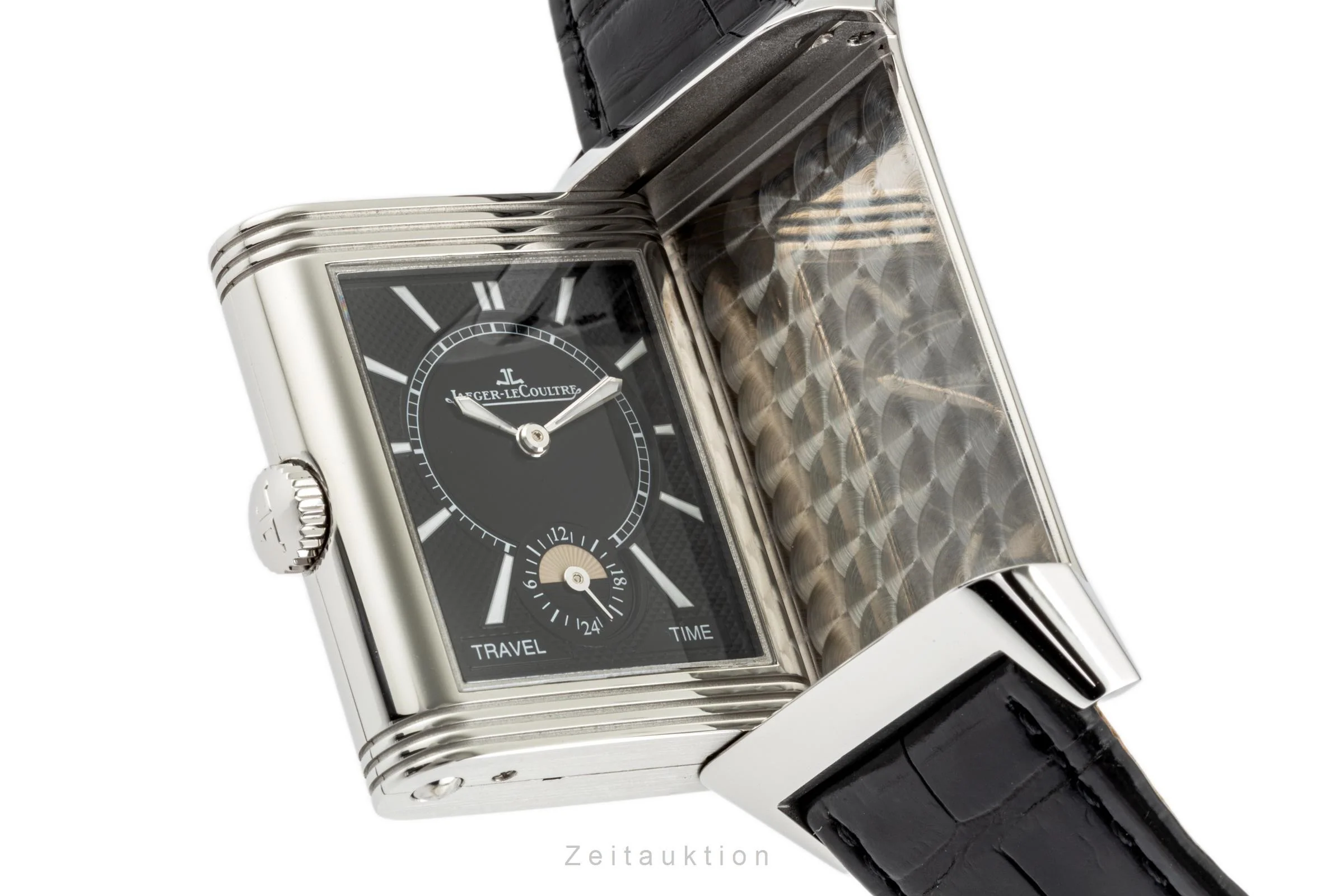 Jaeger LeCoultre Reverso steel manual winding men's watch 215.8.D4/Q3848420 LP: 14300EUR  [2302723] - Image 13