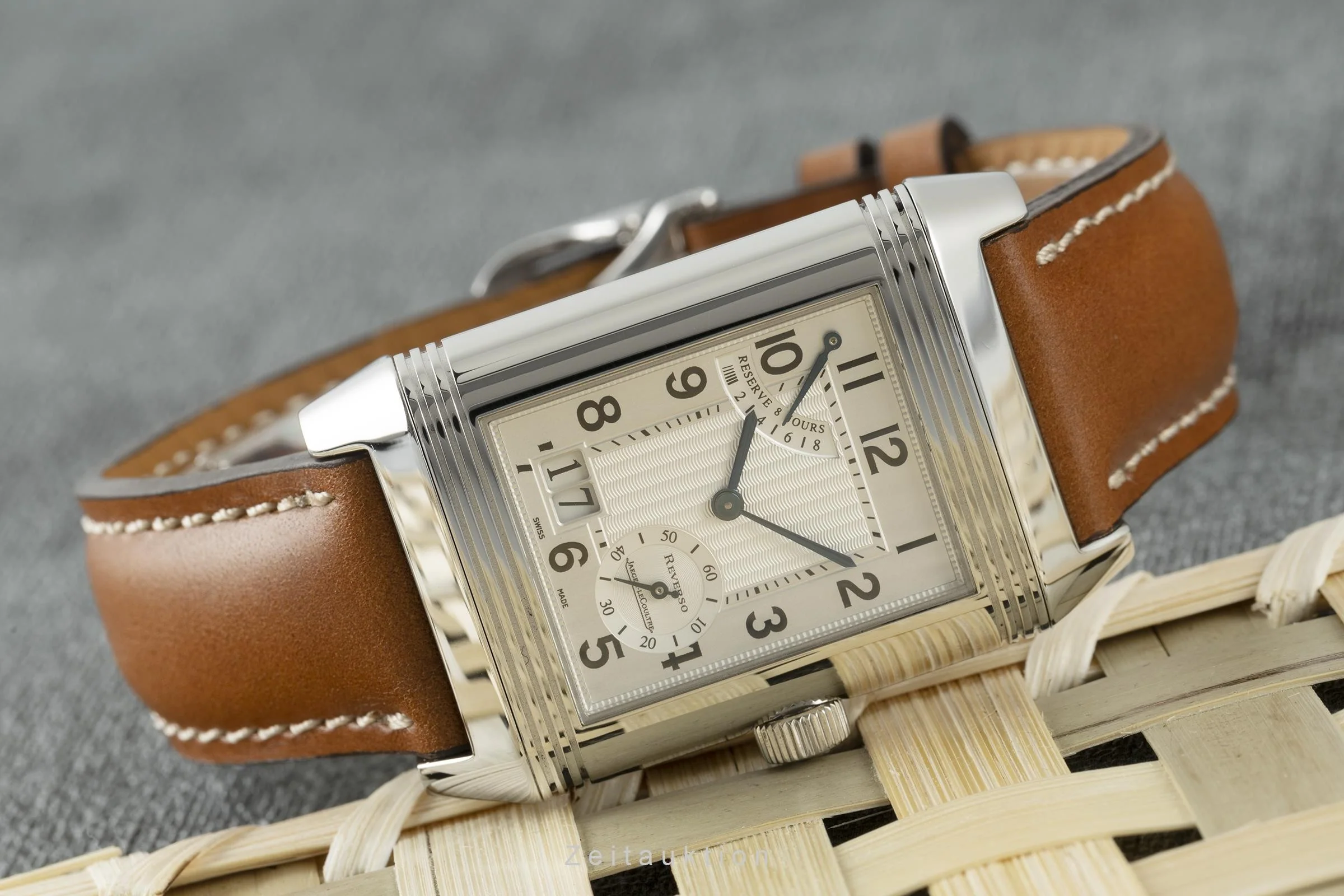 Jaeger LeCoultre Reverso steel manual winding men's watch 240.8.15, 3008420  [2111063] - Image 2