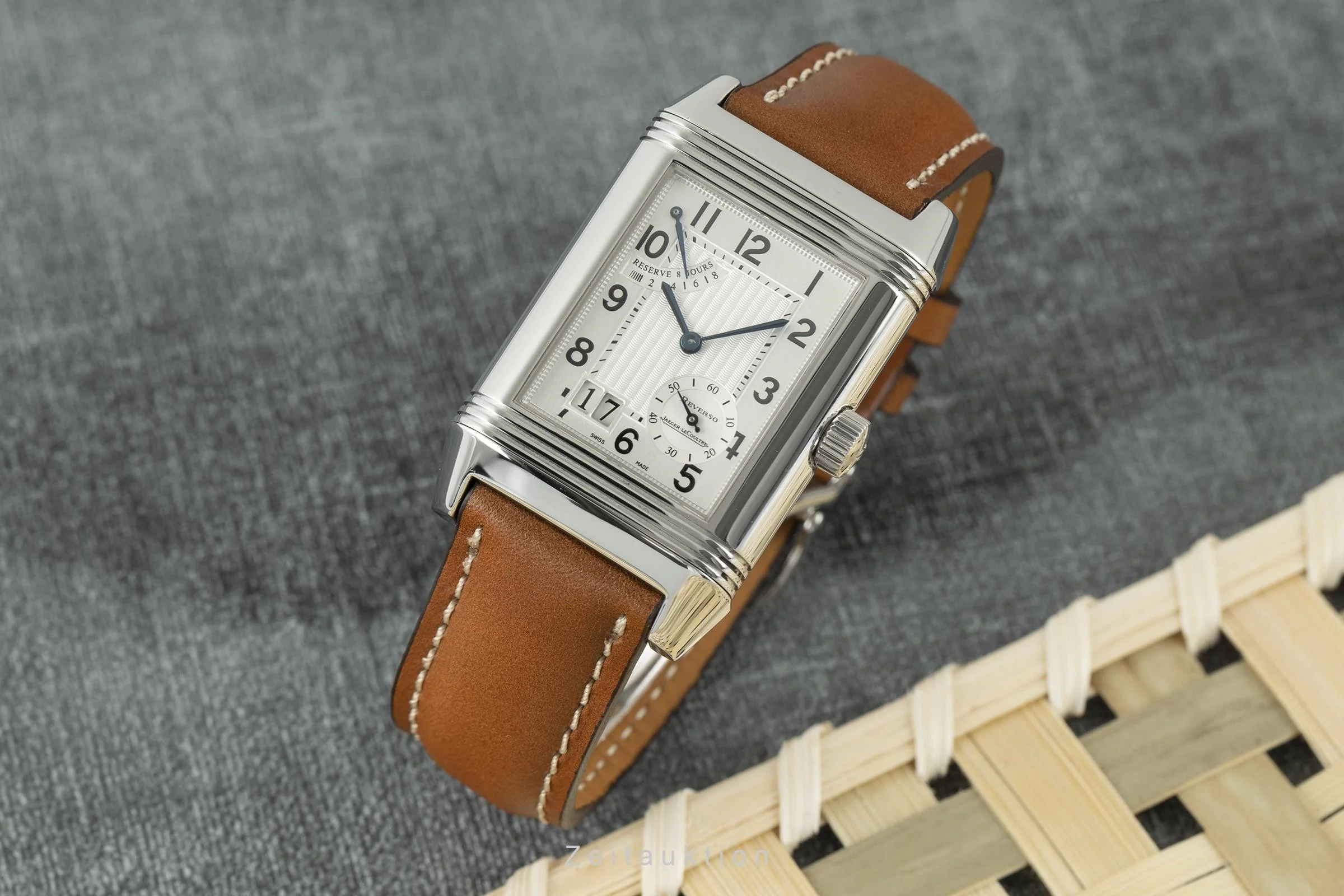 Jaeger LeCoultre Reverso steel manual winding men's watch 240.8.15, 3008420  [2111063] - Image 3