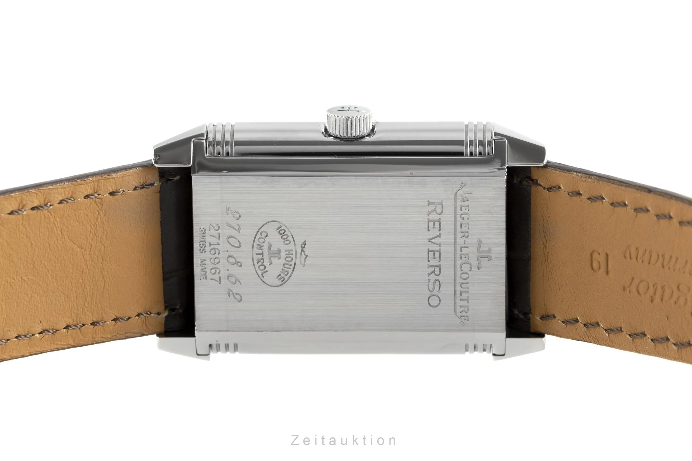 Jaeger LeCoultre Reverso steel manual winding men's watch 270.8.62 LP: 6200EUR  [2110670] - Image 12