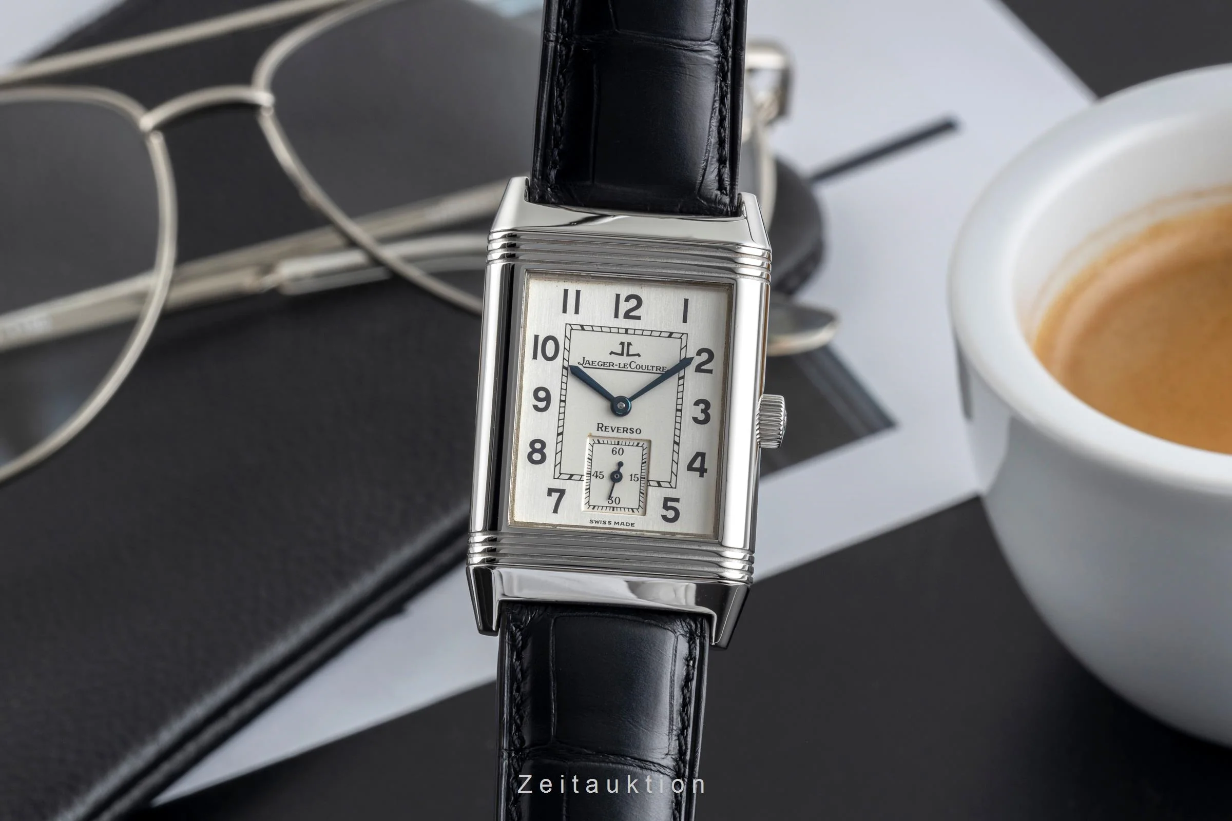 Jaeger LeCoultre Reverso steel manual winding men's watch 270.8.62 LP: 11100EUR  [2503294] - Image 2