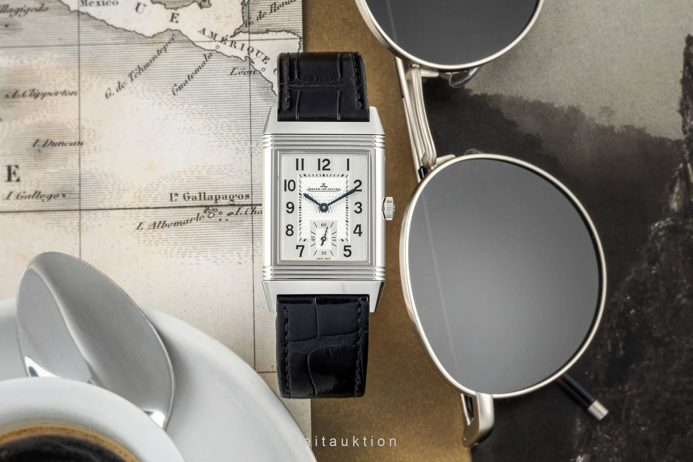 Jaeger LeCoultre Reverso steel manual winding men's watch Q2438520, 213.8.62 LP: 11100EUR  [2401437] - Image 2