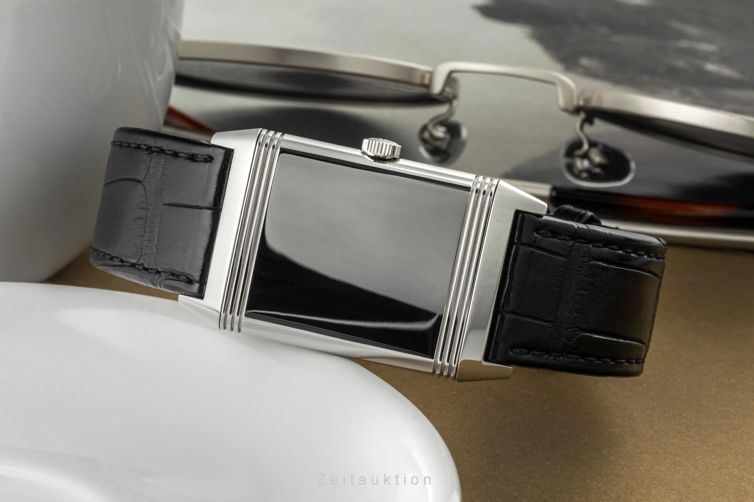 Jaeger LeCoultre Reverso steel manual winding men's watch Q2438520, 213.8.62 LP: 11100EUR  [2401437] - Image 3