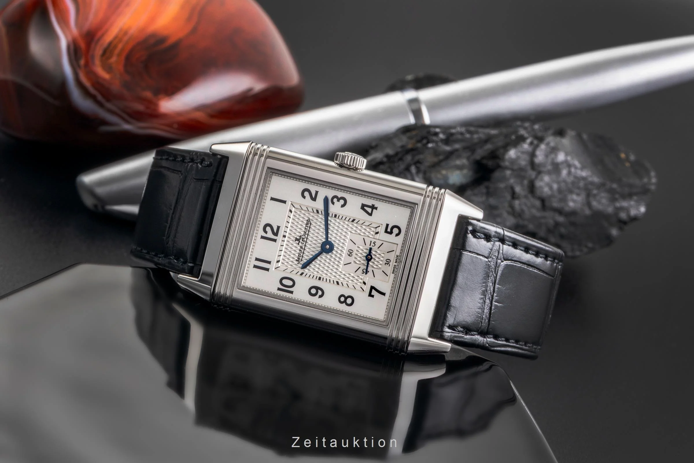 Jaeger LeCoultre Reverso steel manual winding men's watch Q2438520, 213.8.62  [2502956] - Image 3