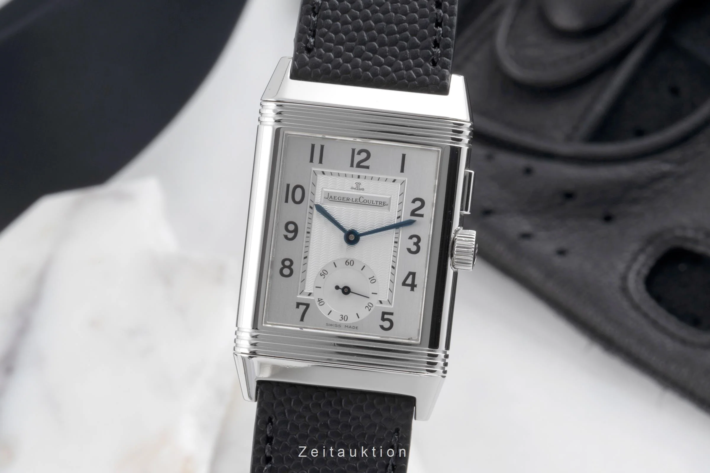 Jaeger LeCoultre Reverso steel manual winding men's watch Q2718410,  272.8.54 LP: 14100EUR  [2503675] - Image 2