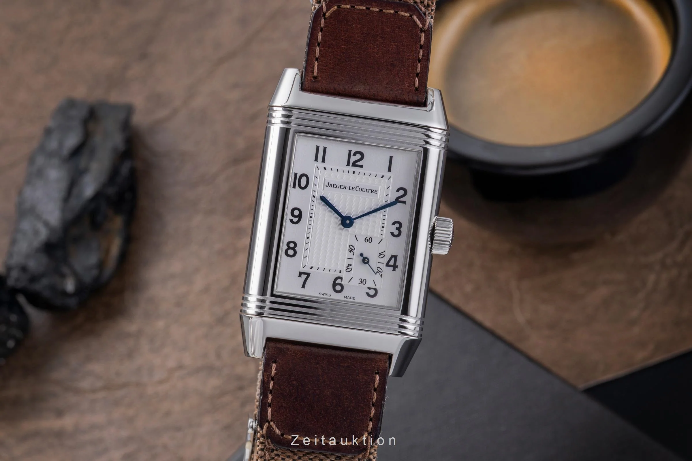 Jaeger LeCoultre Reverso steel manual winding men's watch Q3018420, 240.8.14  [2505324] - Image 2