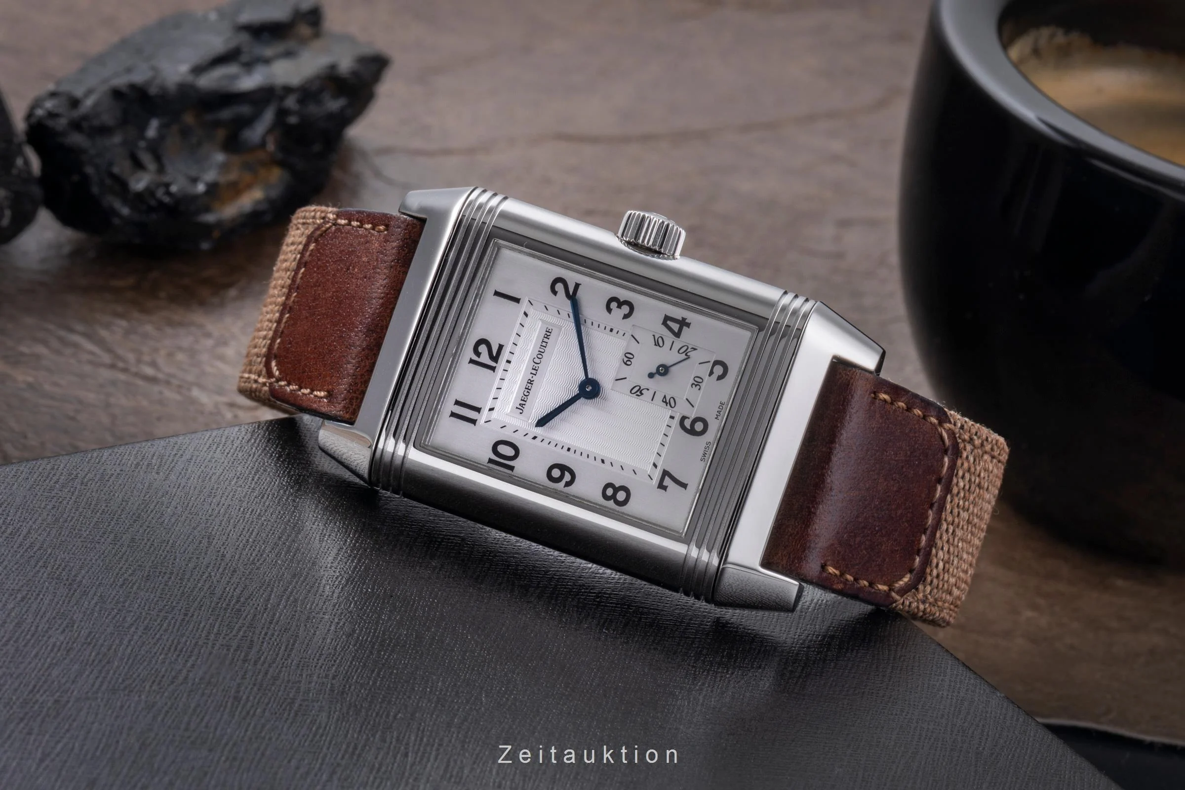 Jaeger LeCoultre Reverso steel manual winding men's watch Q3018420, 240.8.14  [2505324] - Image 3