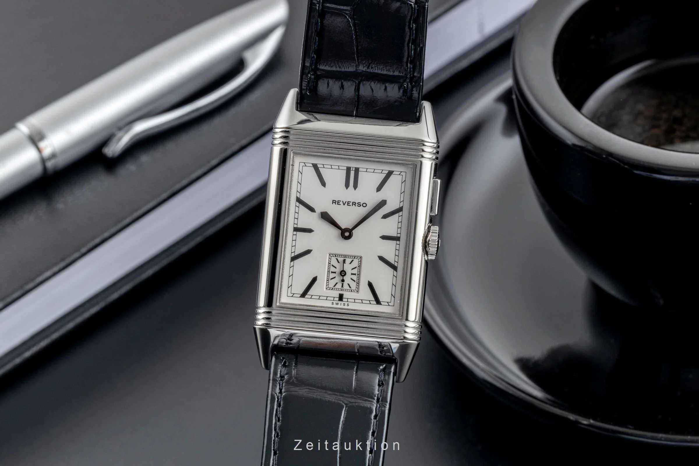 Jaeger LeCoultre Reverso steel manual winding men's watch Q3788570  278.8.54  [2502578] - Image 2