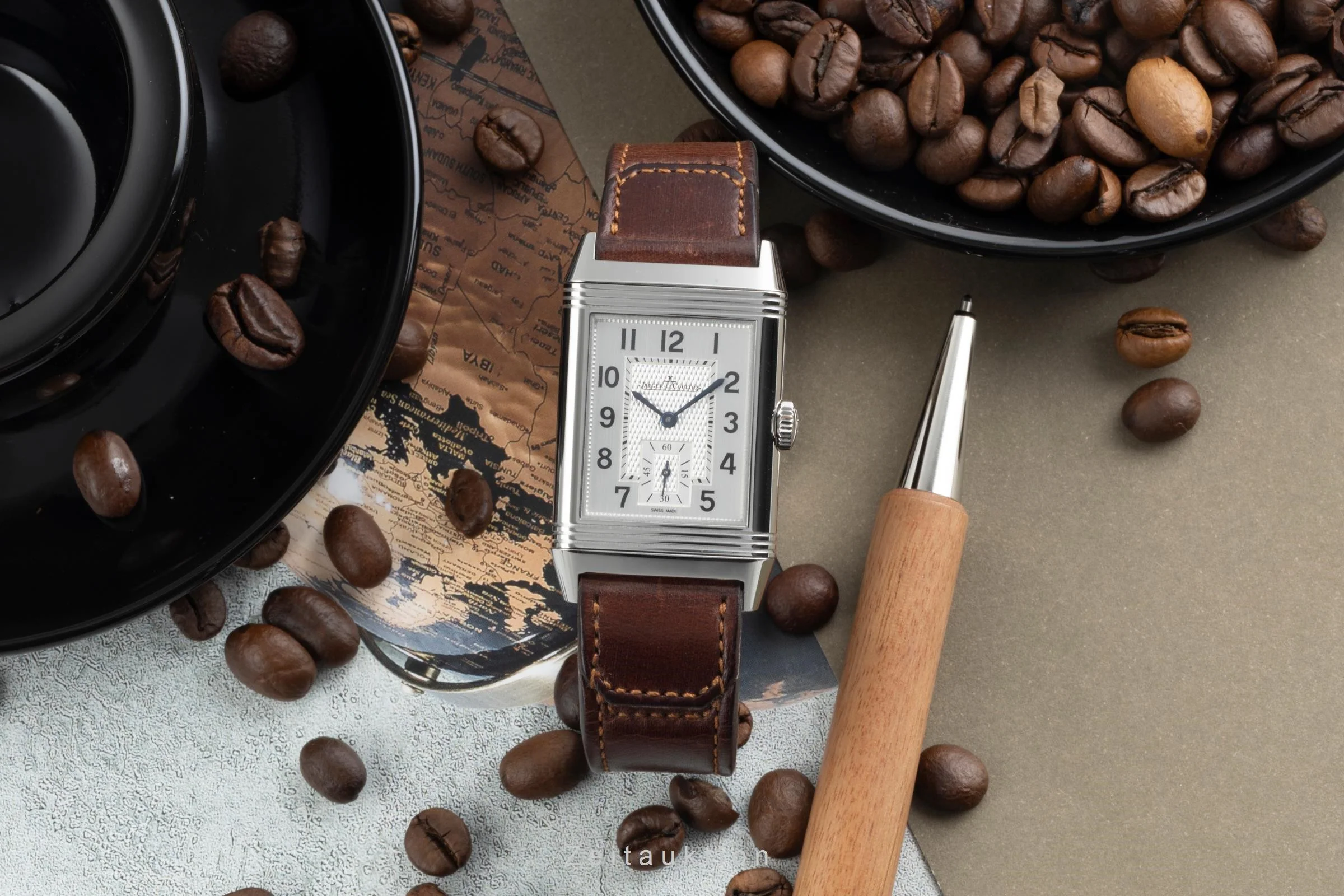 Jaeger LeCoultre Reverso steel manual winding men's watch Q3858522, 214.8.62 LP: 11400EUR  [2400682] - Image 3