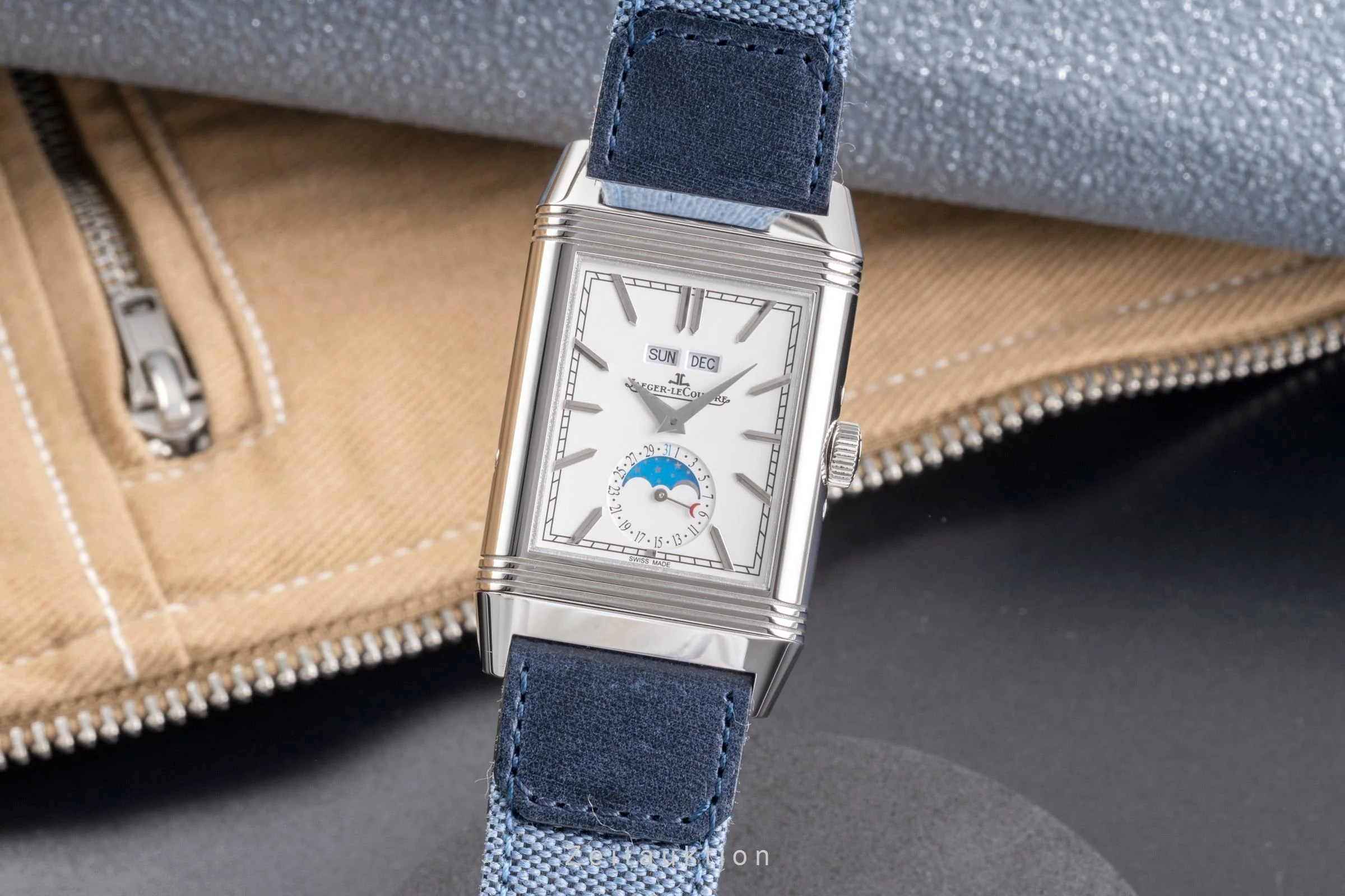 Jaeger LeCoultre Reverso steel manual winding men's watch Q3918420  216.8.D3 LP: 18900EUR  [2505720] - Image 2