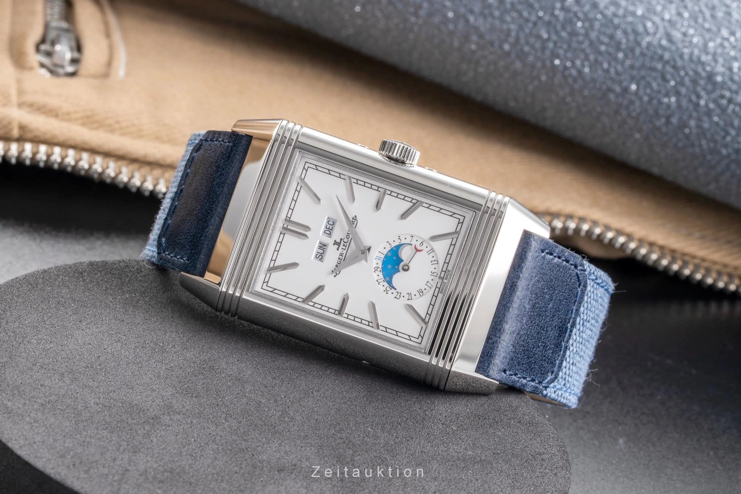 Jaeger LeCoultre Reverso steel manual winding men's watch Q3918420  216.8.D3 LP: 18900EUR  [2505720] - Image 3