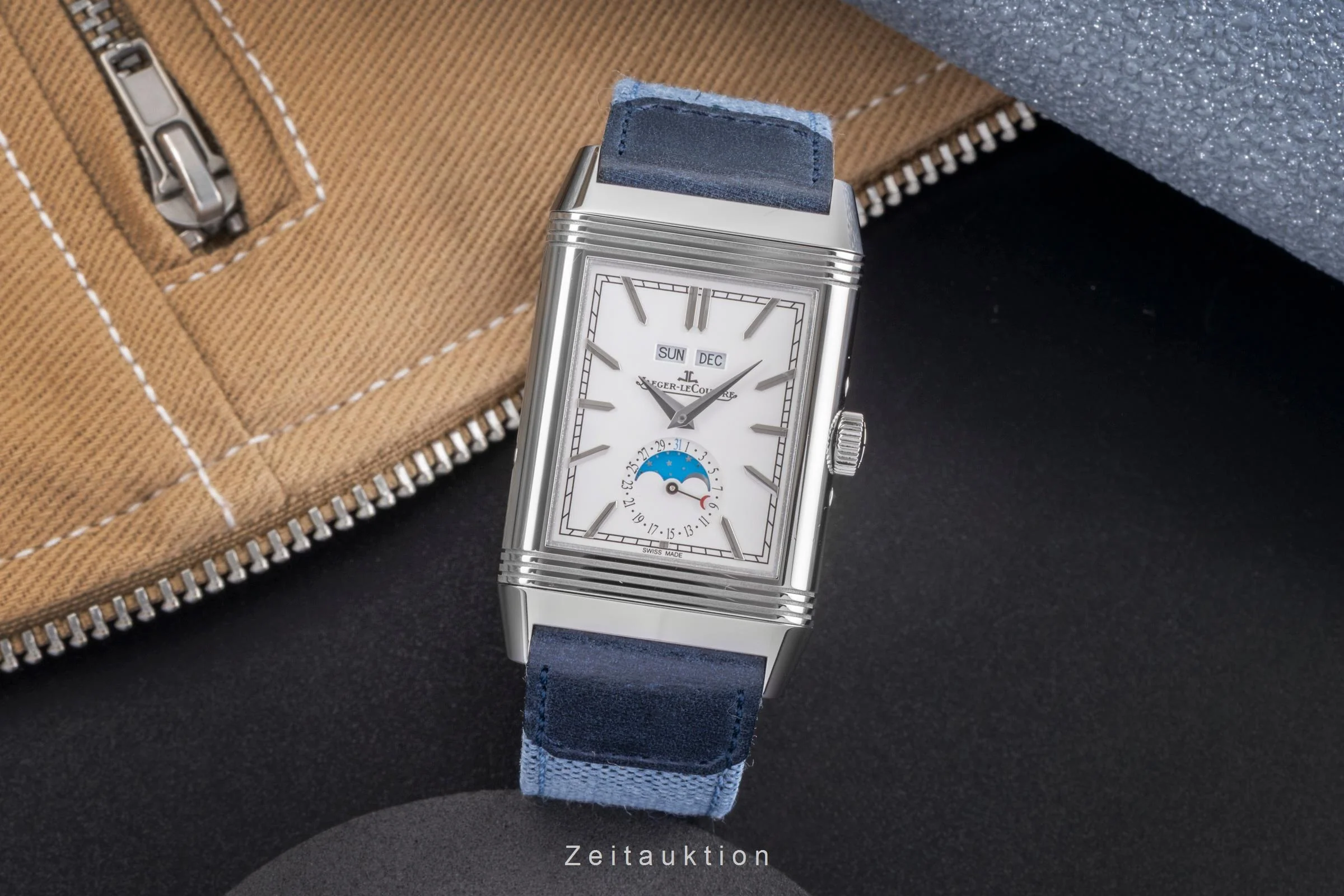 Jaeger LeCoultre Reverso steel manual winding men's watch Q3918420  216.8.D3 LP: 18900EUR  [2505720] - Image 4