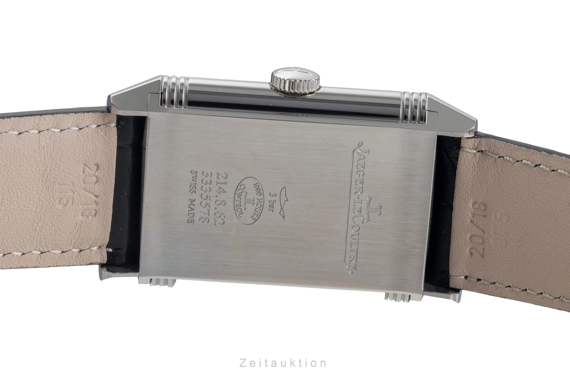 Jaeger LeCoultre Reverso steel manual winding men's watch Q3978480  214.8.62 LP: 11400EUR  [2405483] - Image 10