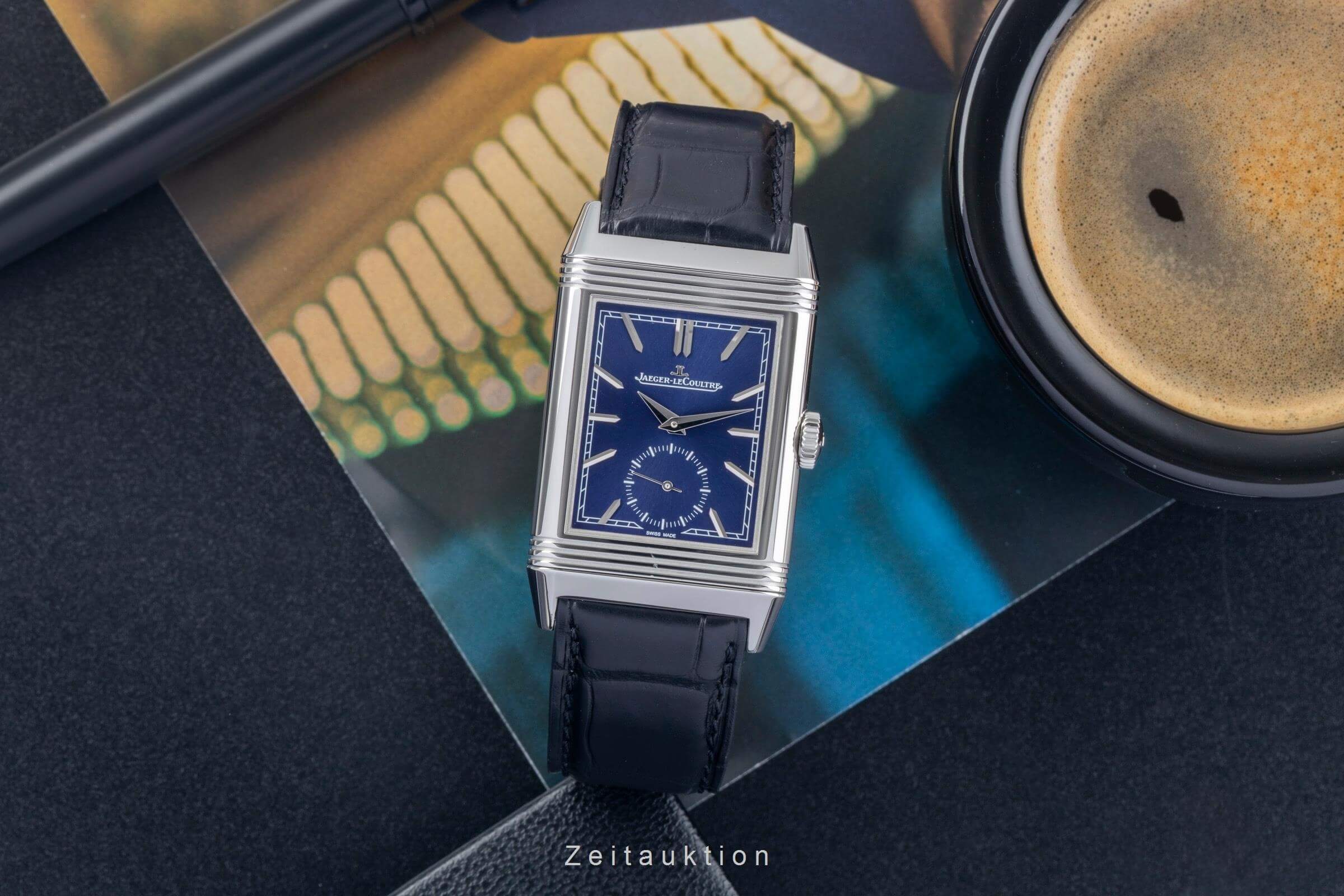 Jaeger LeCoultre Reverso steel manual winding men's watch Q3978480  214.8.62 LP: 11400EUR  [2405483] - Image 3