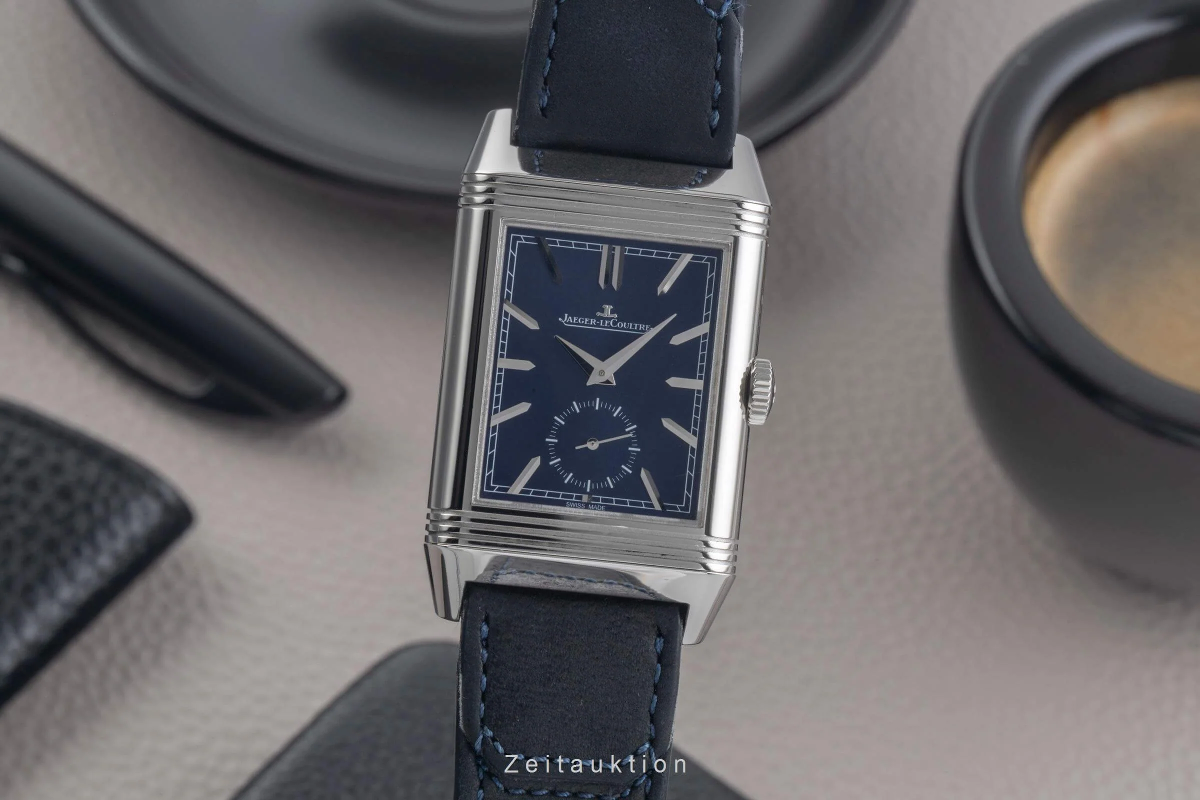 Jaeger LeCoultre Reverso steel manual winding men's watch Q3988482,  215.8.D4 LP: 14300EUR  [2500988] - Image 2