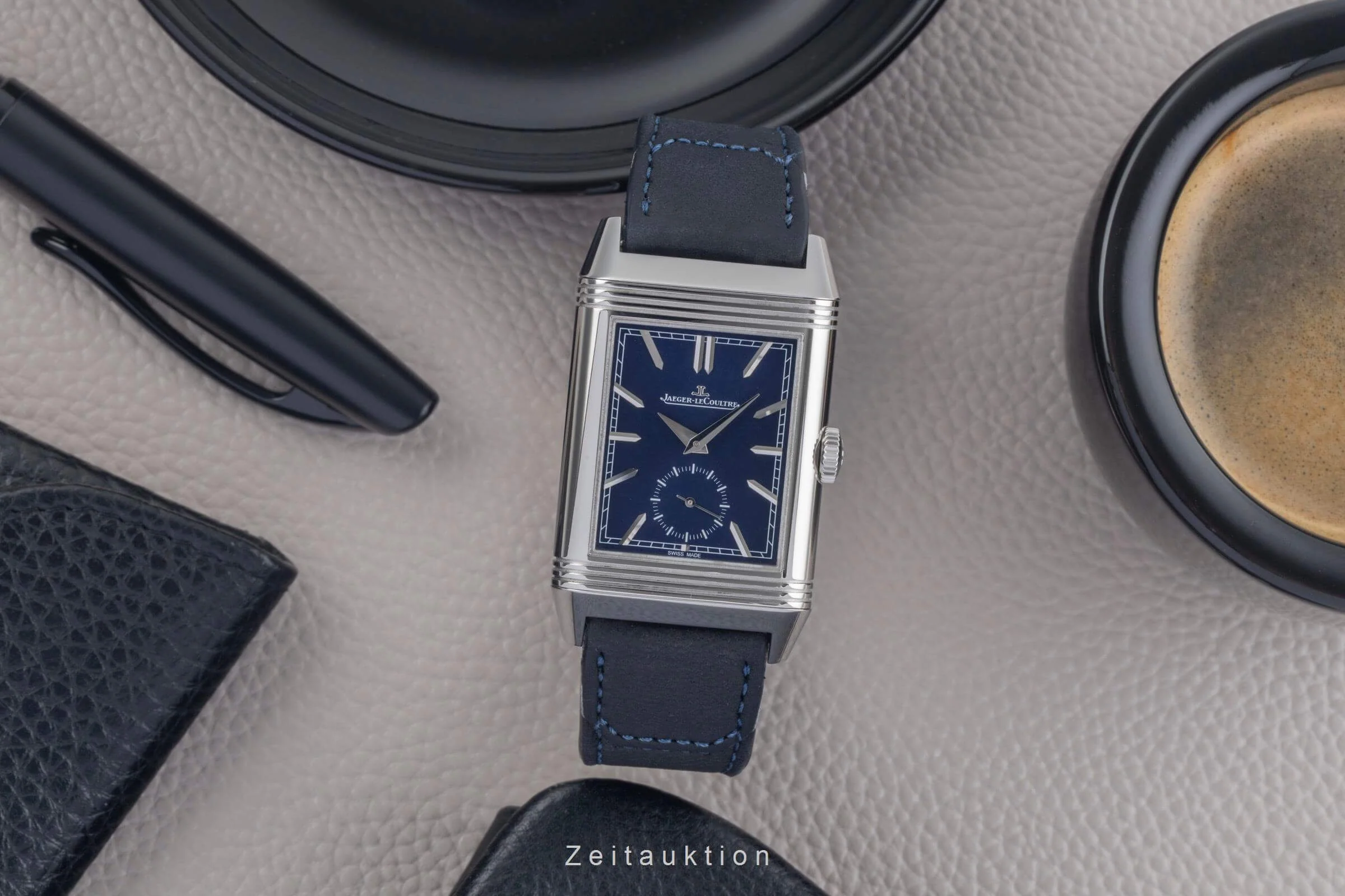 Jaeger LeCoultre Reverso steel manual winding men's watch Q3988482,  215.8.D4 LP: 14300EUR  [2500988] - Image 4