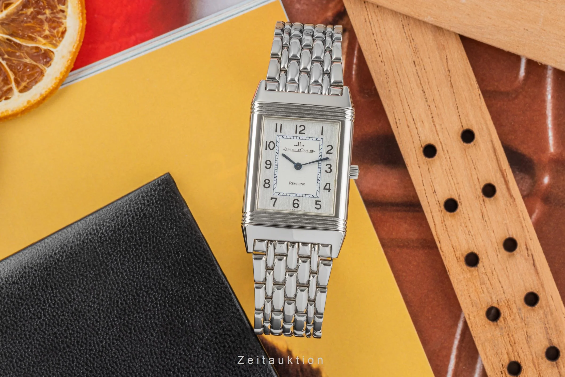 Jaeger LeCoultre Reverso steel quartz men's watch Q2518420, 250.8.08 LP: 8700EUR  [2303303] - Image 3
