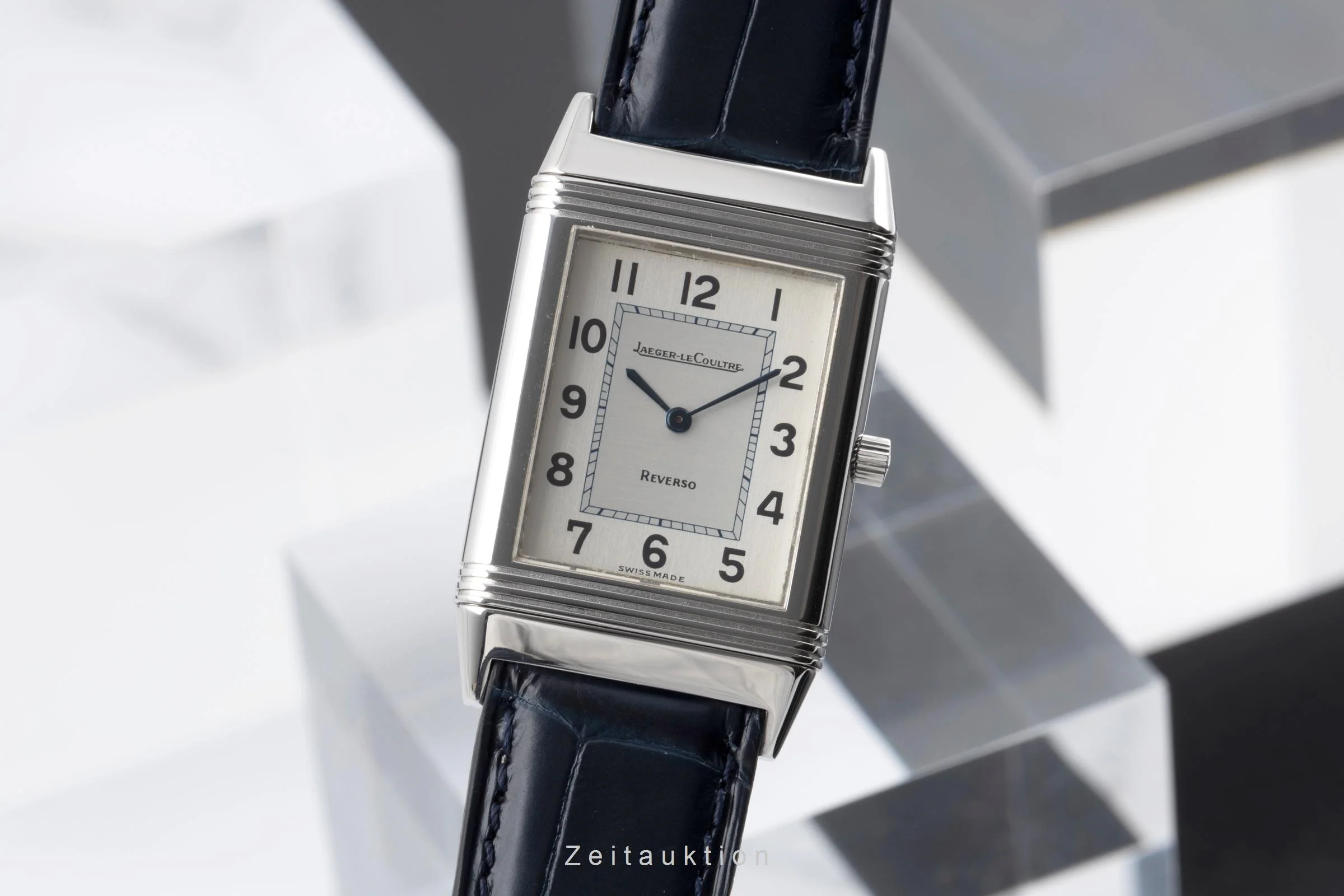 Jaeger LeCoultre Reverso steel quartz men's watch Q2518420, 250.8.08  [2503588] - Image 2