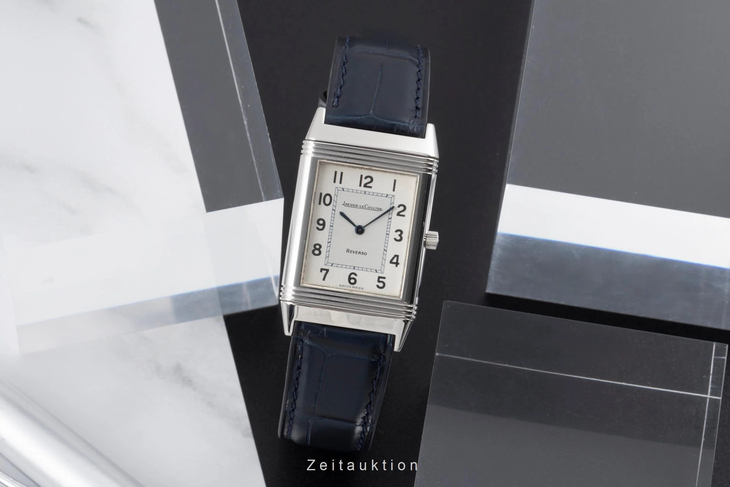 Jaeger LeCoultre Reverso steel quartz men's watch Q2518420, 250.8.08  [2503588] - Image 4