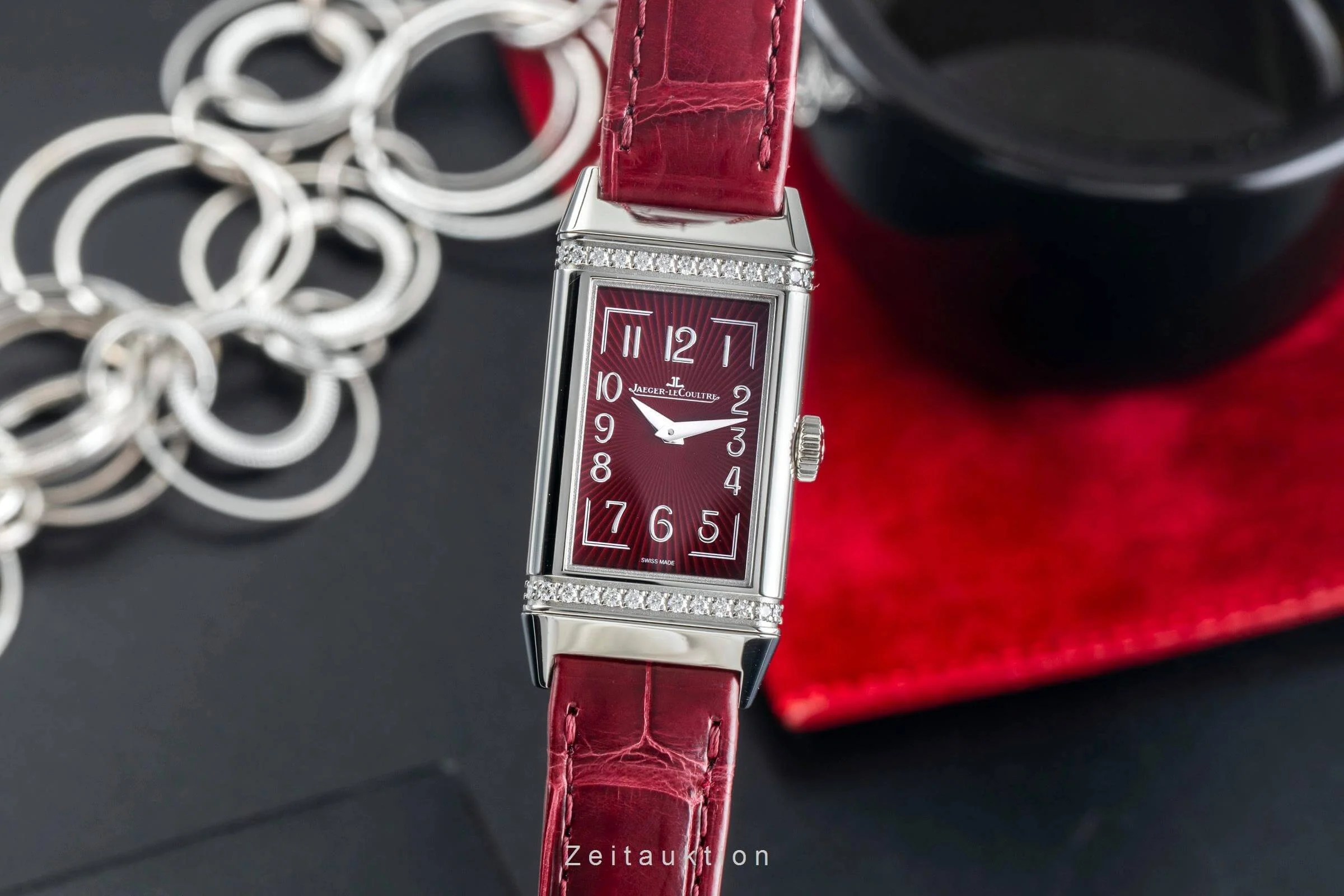 Jaeger LeCoultre Reverso steel quartz women's watch 201.8.47, Q3288560 LP: 8250EUR  [2400326] - Image 2