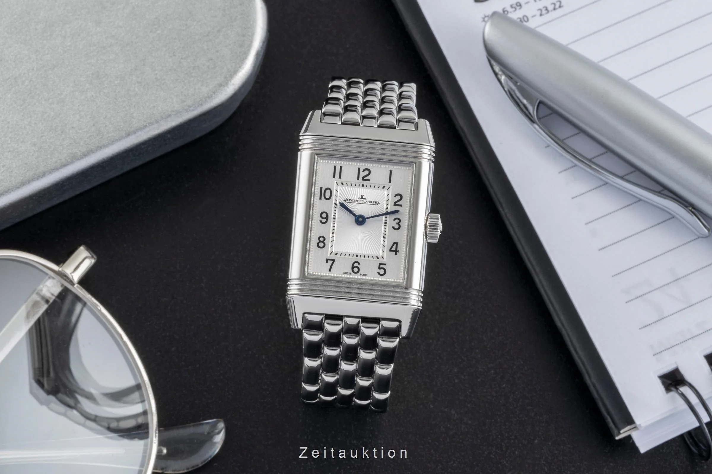 Jaeger LeCoultre Reverso steel quartz women's watch Q2618130  ,211.8.47  [2600240] - Image 4