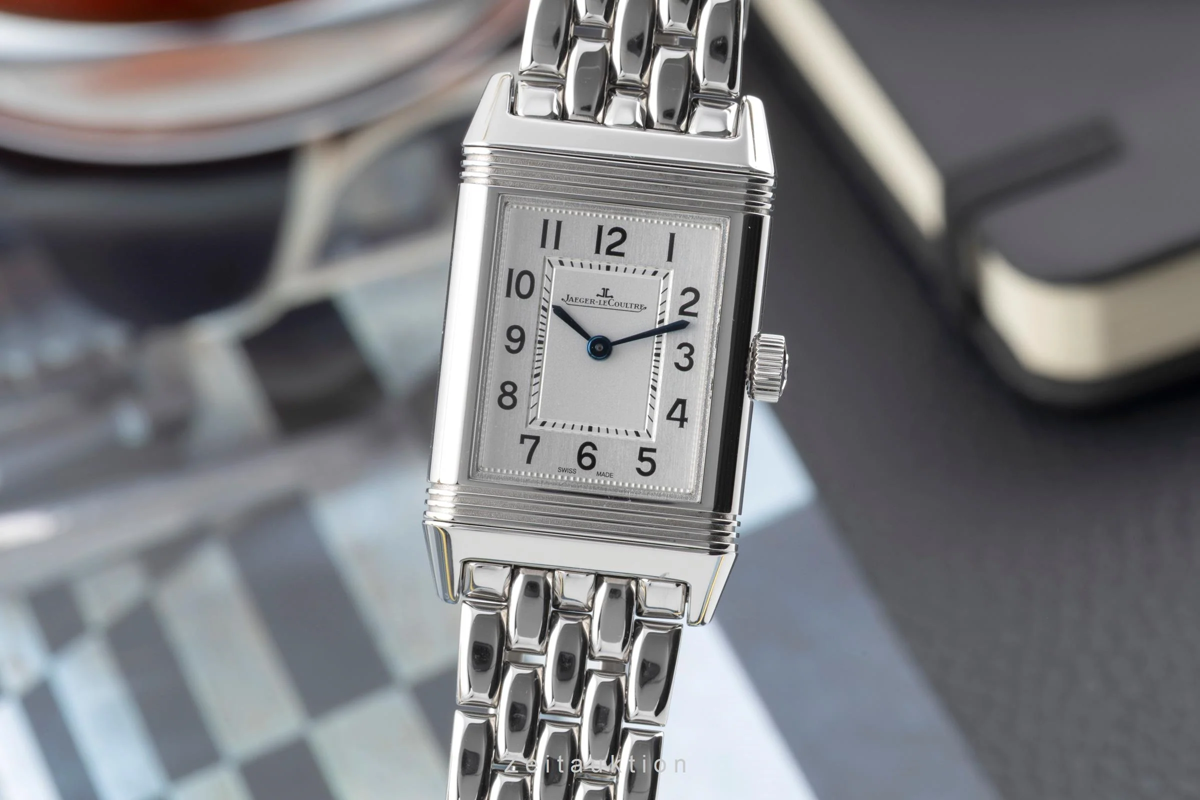 Jaeger LeCoultre Reverso steel quartz women's watch Q2618140, 221.8.47 LP: 8450EUR  [2600732] - Image 2