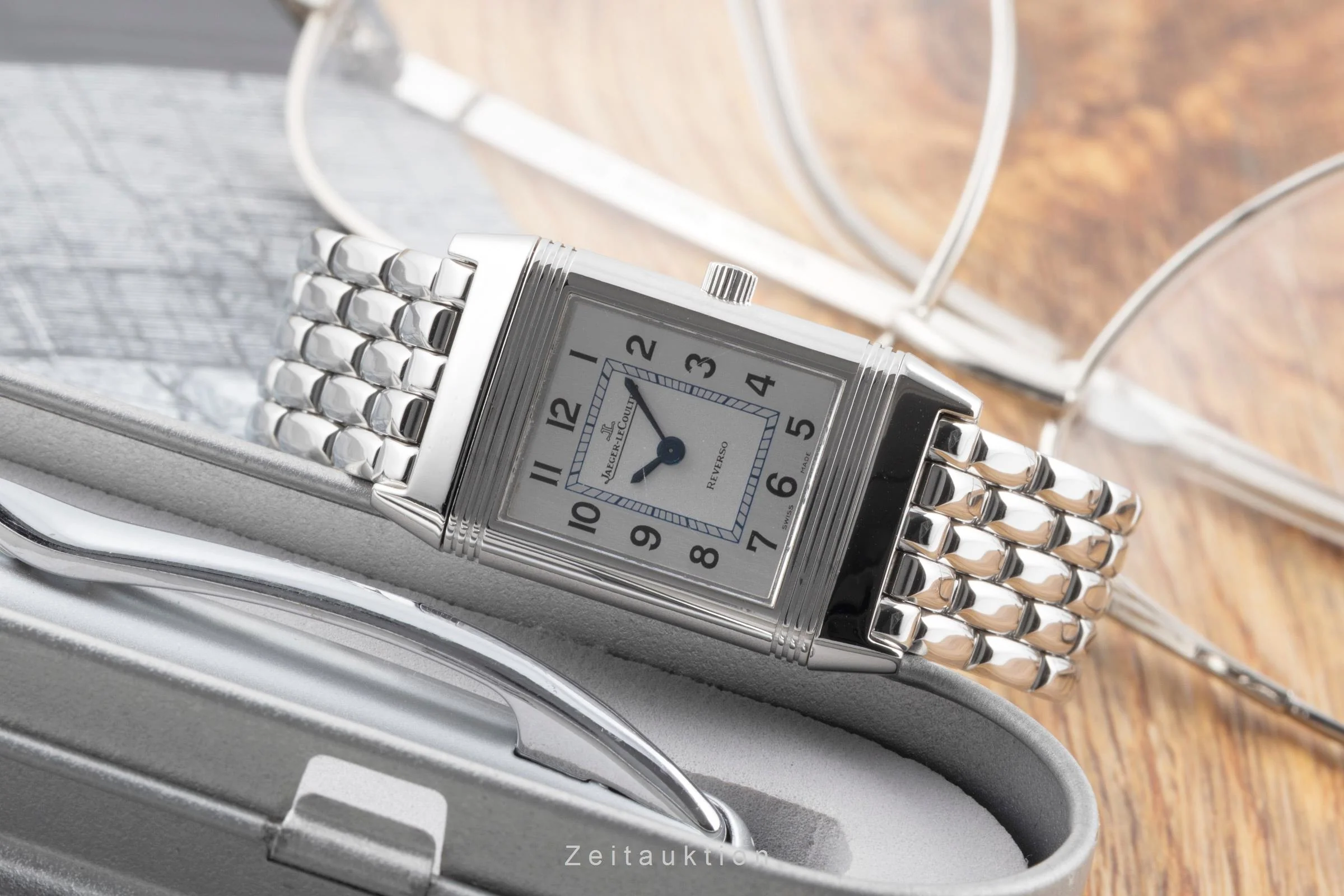 Jaeger LeCoultre Reverso steel quartz women's watch Q2618420, 260.8.08 LP: 6800EUR  [2600328] - Image 3