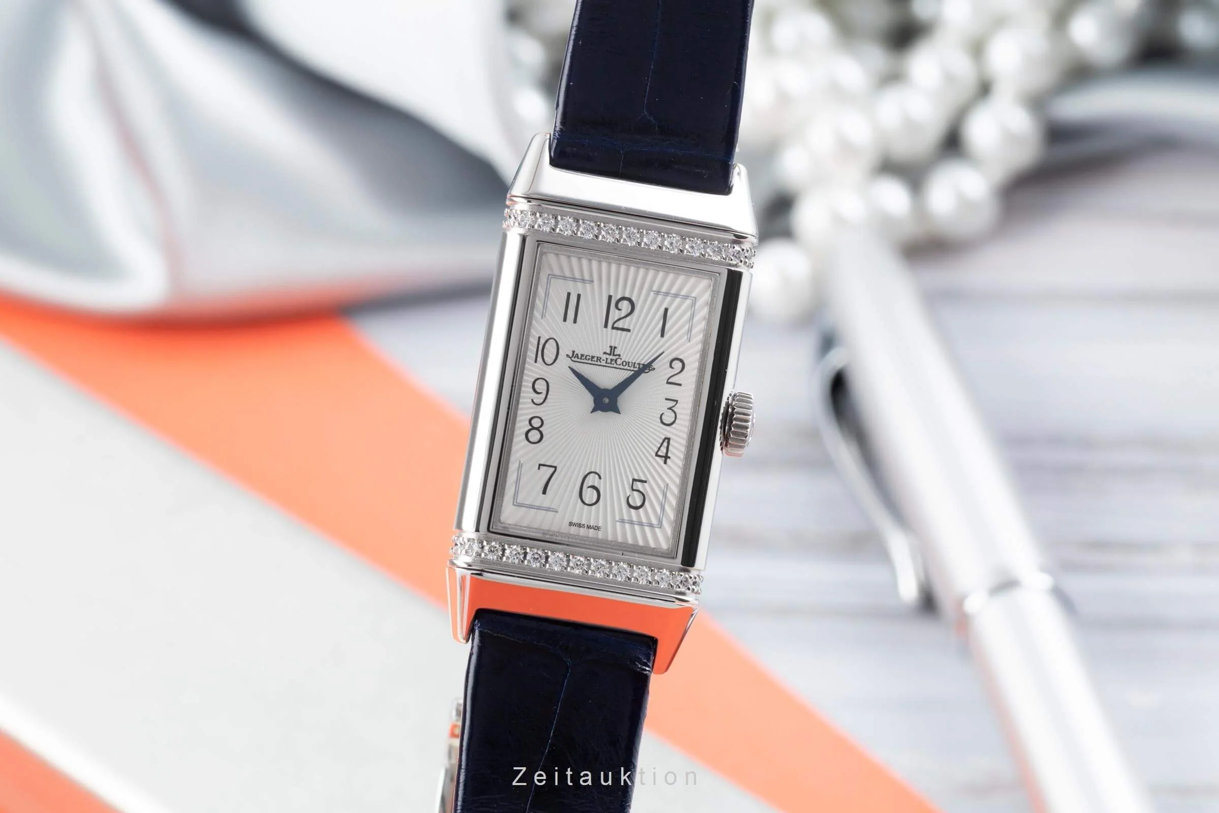 Jaeger LeCoultre Reverso steel quartz women's watch Q3288420, 201.8.47  [2500259] - Image 2