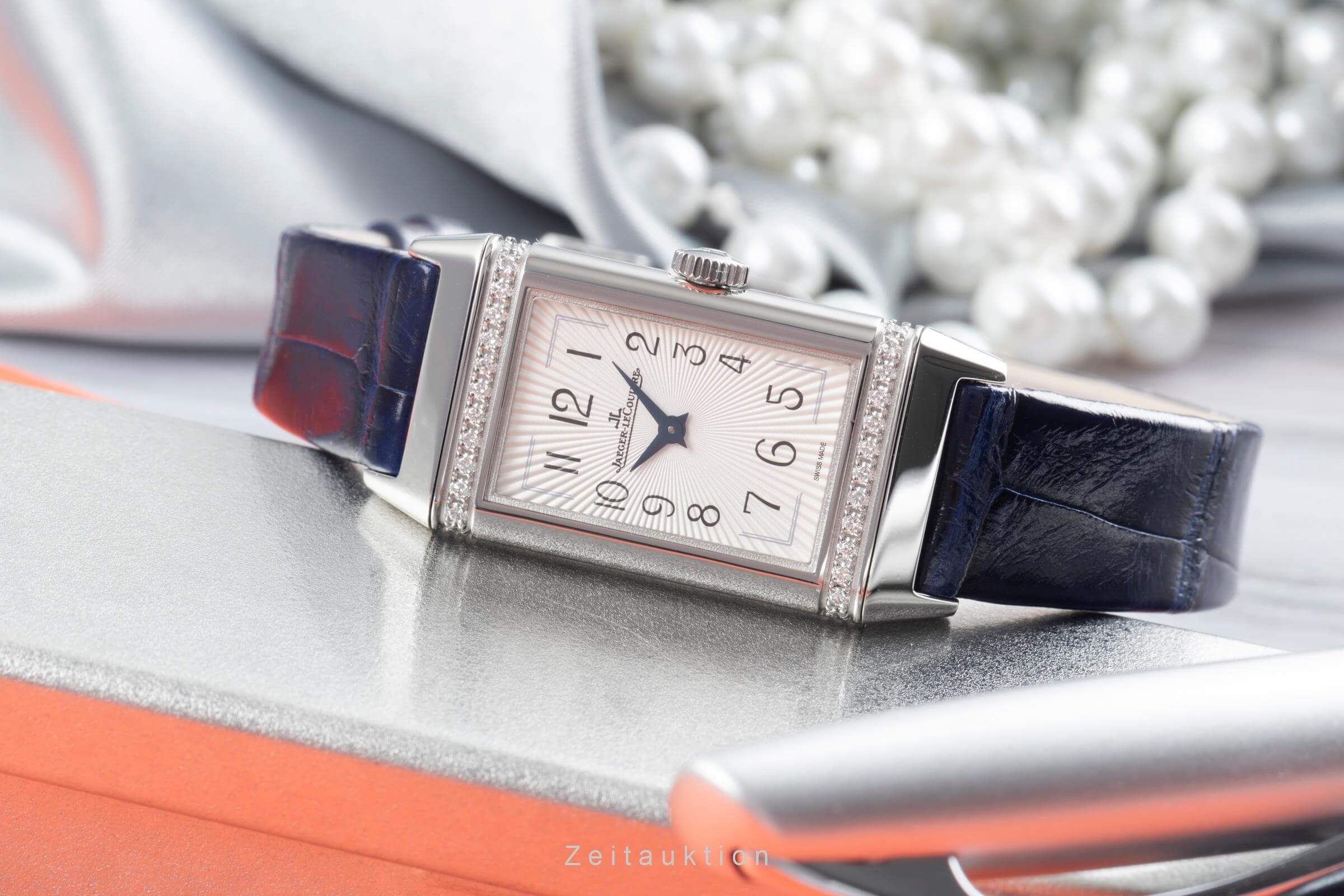 Jaeger LeCoultre Reverso steel quartz women's watch Q3288420, 201.8.47  [2500259] - Image 3
