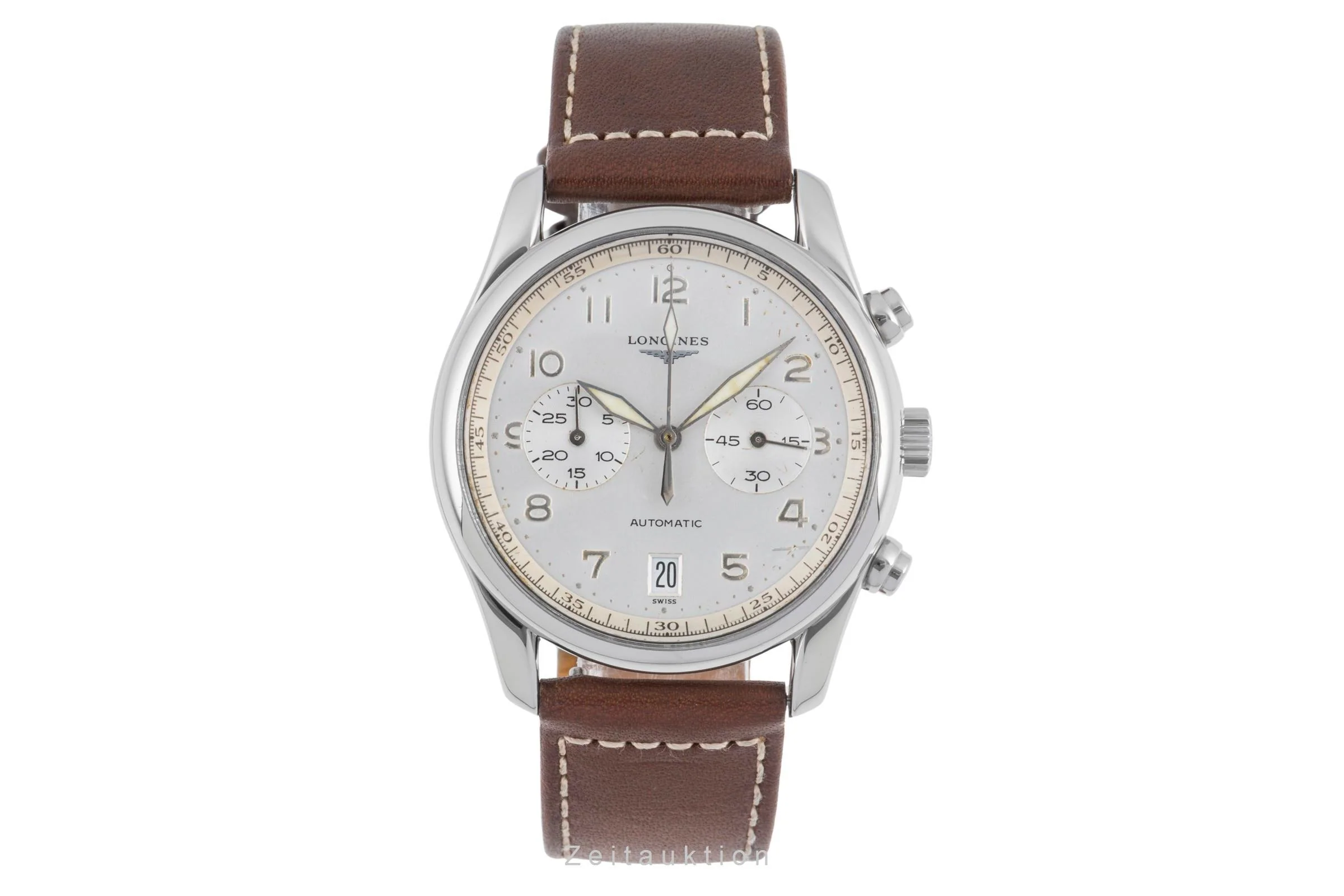 Longines Avigation chronograph steel automatic men's watch L2.620.4  [2505284] - Image 5