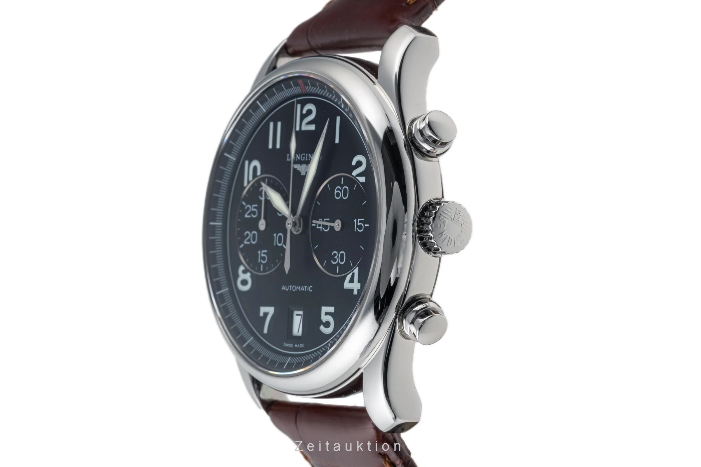 Longines Avigation chronograph steel automatic men's watch L2.629.4  [2305313] - Image 6