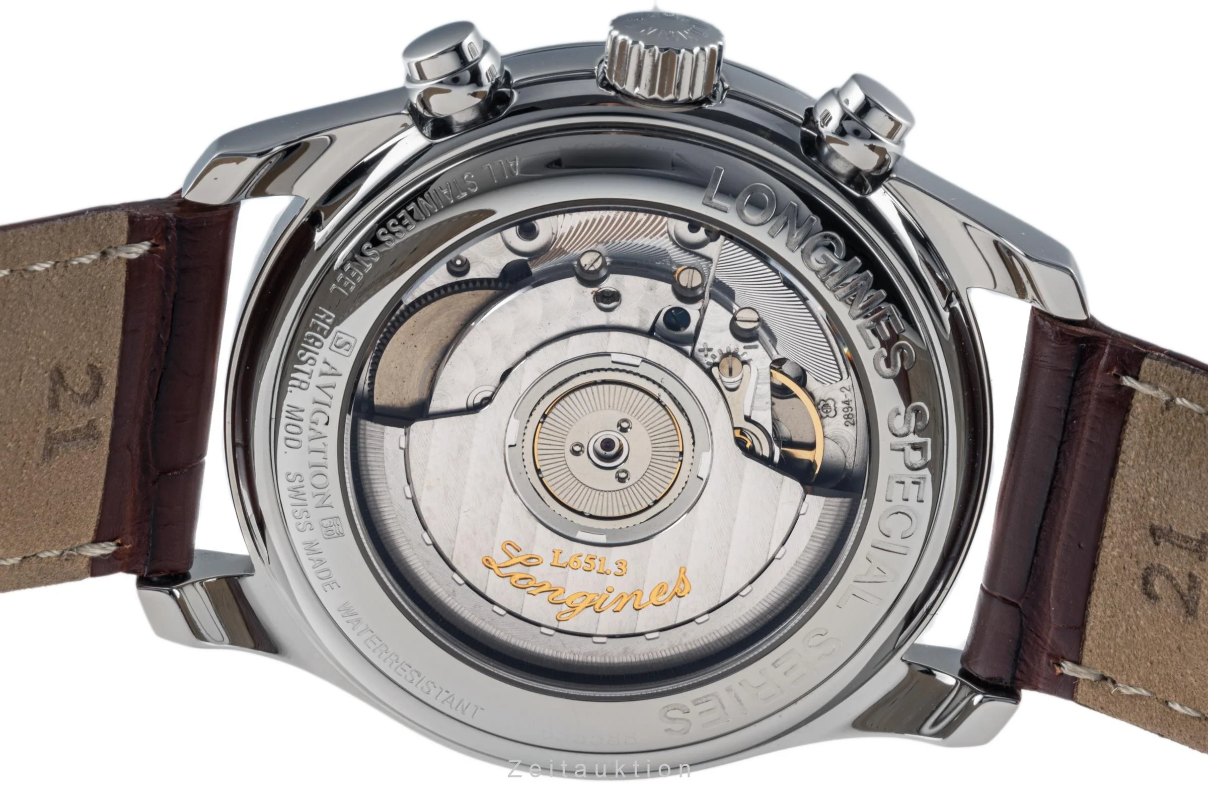 Longines Avigation chronograph steel automatic men's watch L2.629.4  [2305313] - Image 9