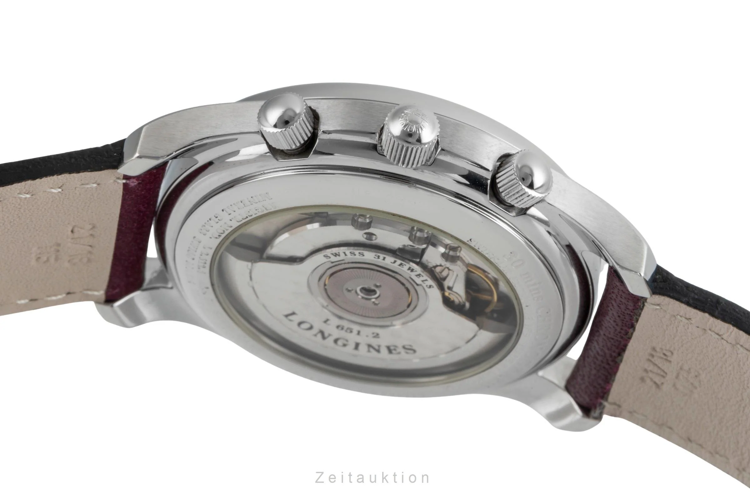 Longines chronograph steel automatic men's watch L2.612.4 Limited  [2506619] - Image 11