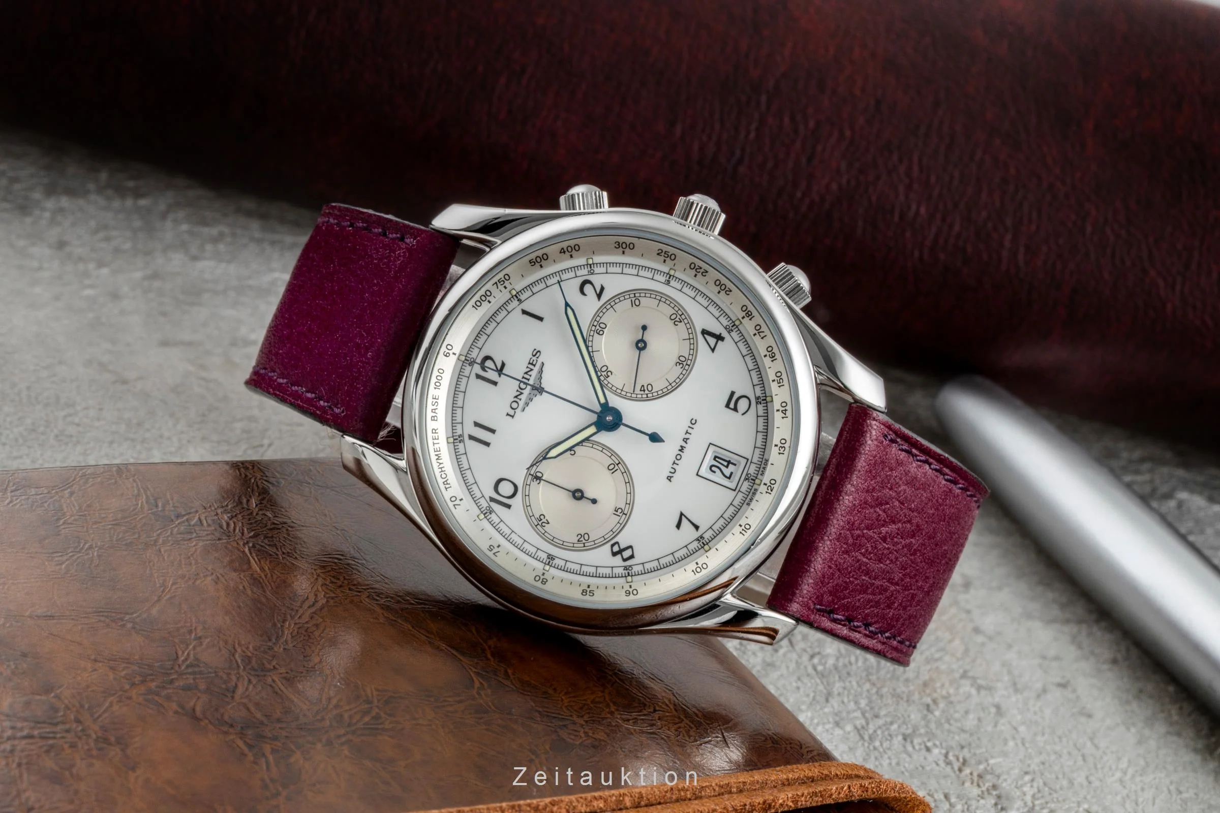 Longines chronograph steel automatic men's watch L2.612.4 Limited  [2506619] - Image 3
