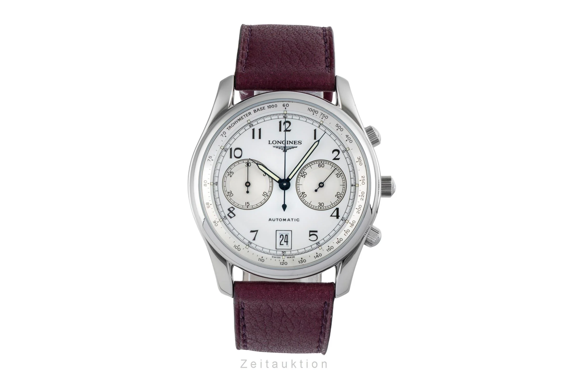Longines chronograph steel automatic men's watch L2.612.4 Limited  [2506619] - Image 5