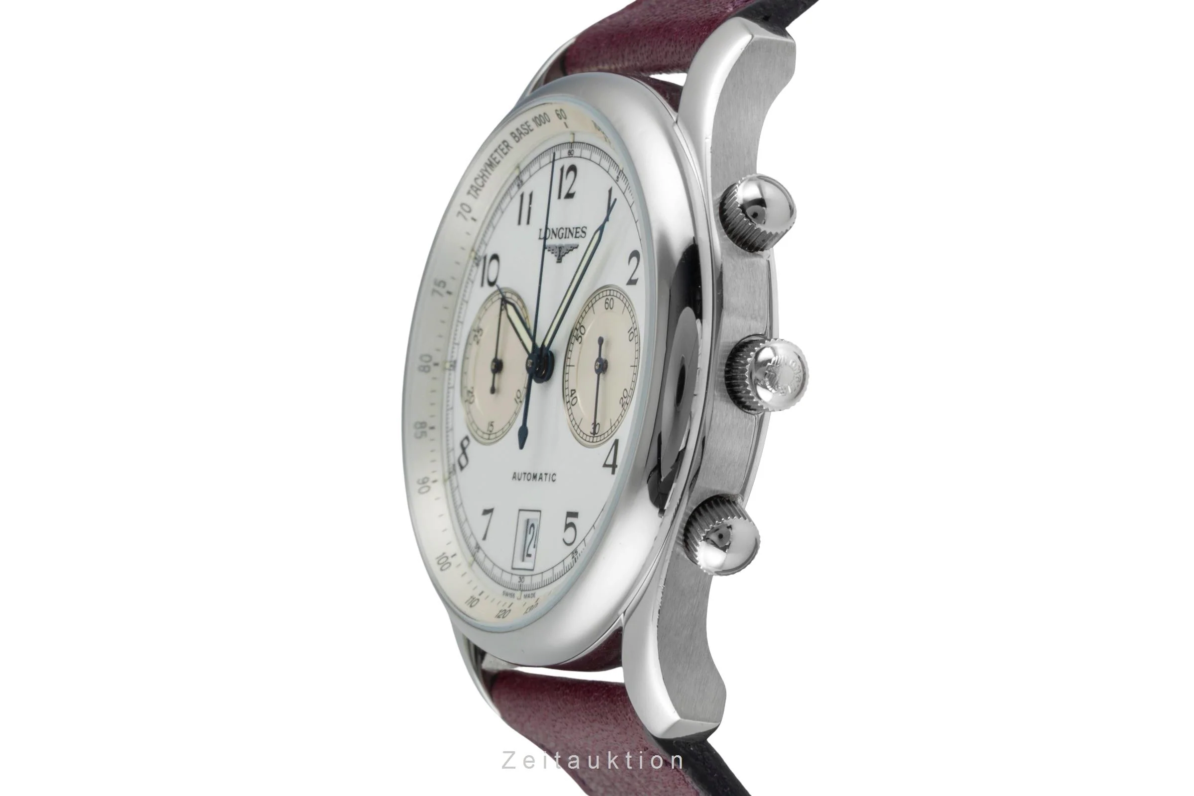 Longines chronograph steel automatic men's watch L2.612.4 Limited  [2506619] - Image 7