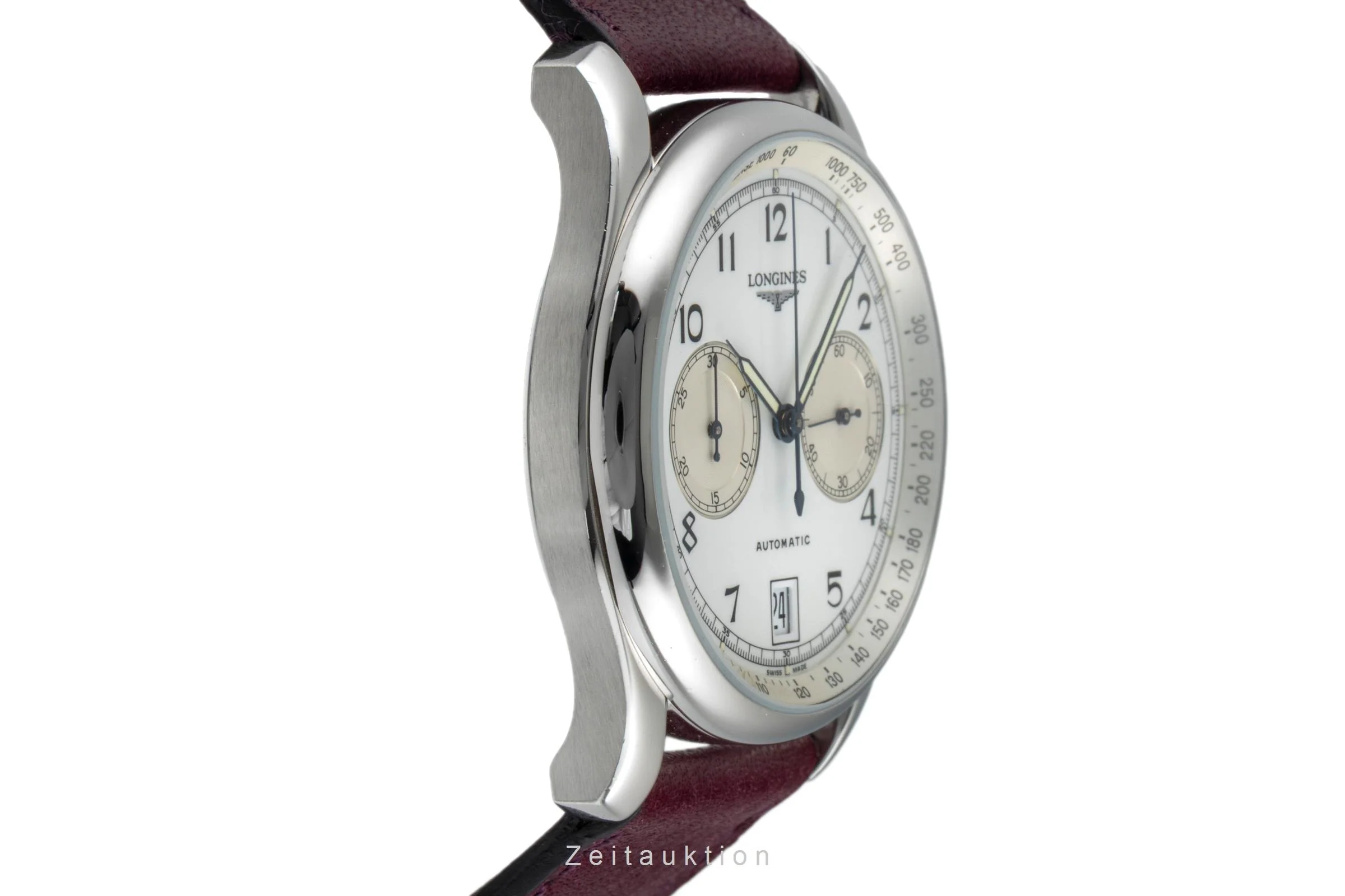 Longines chronograph steel automatic men's watch L2.612.4 Limited  [2506619] - Image 8